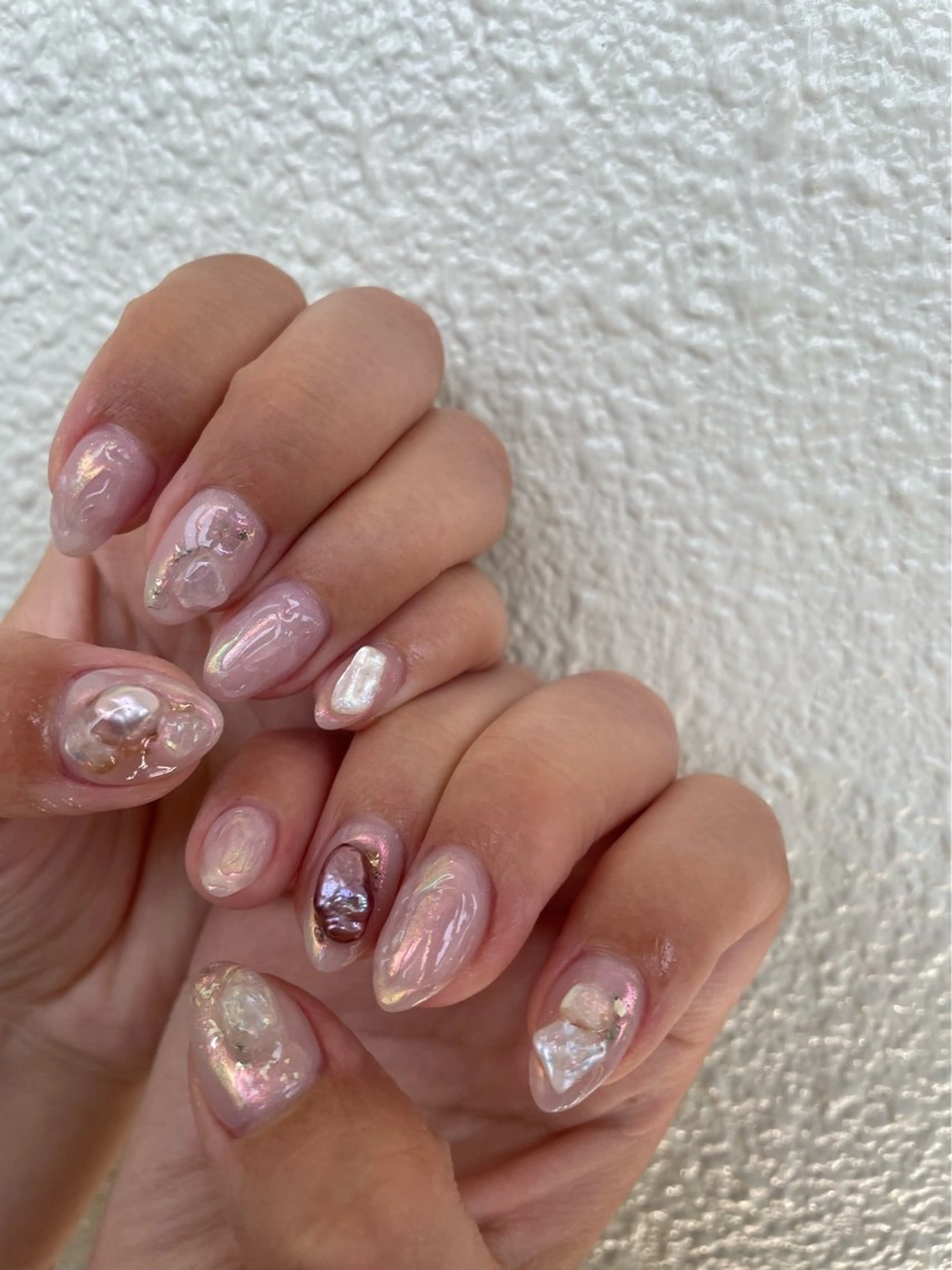 ネイル オーロラネイル nailsalon mionのネイルデザイン