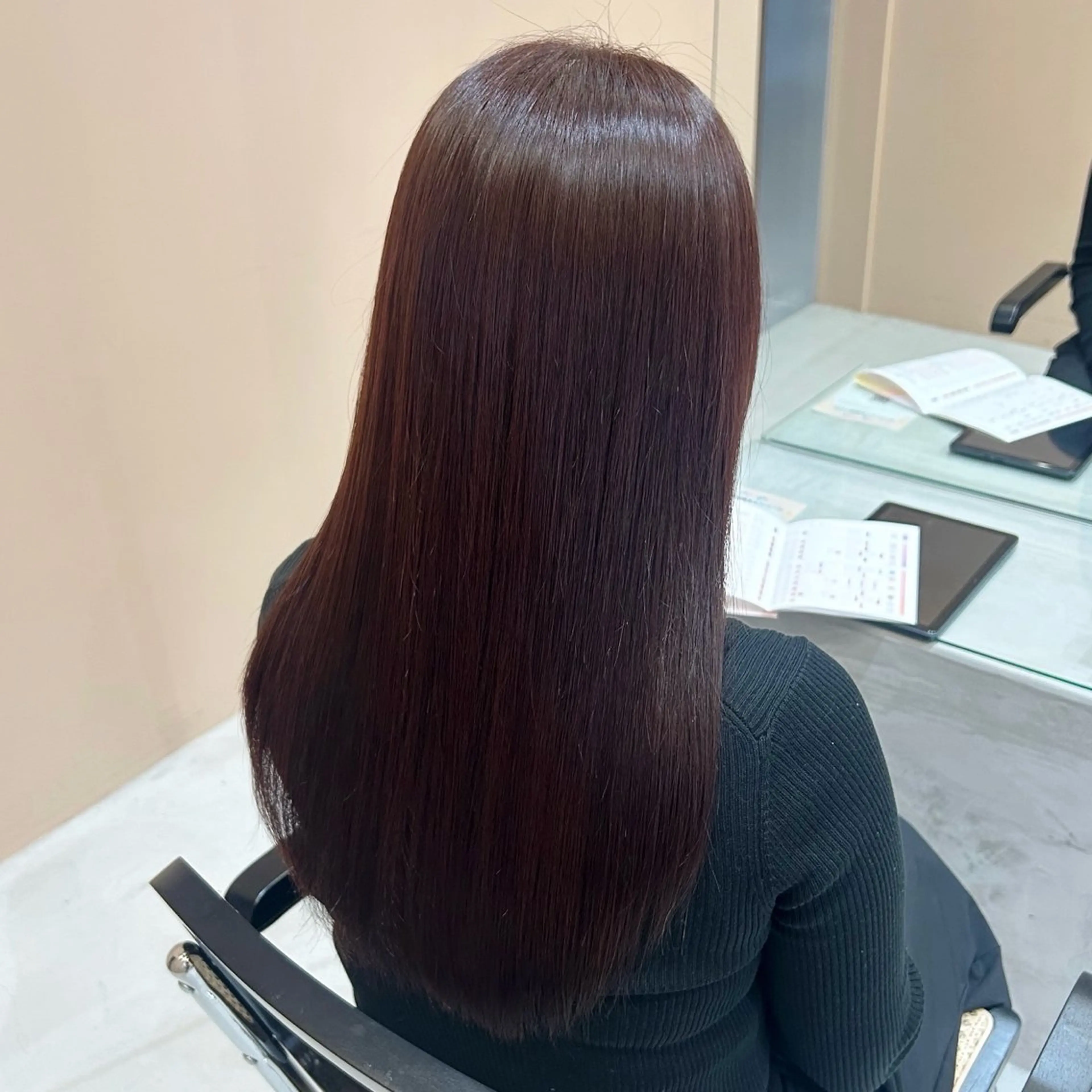 ロング カラー ブラウンカラー ピンクカラー ピンクブラウン ロング Gigi インターパーク 宇都宮所属・萌音 🎀 宇都宮 / インターパークのヘアスタイル