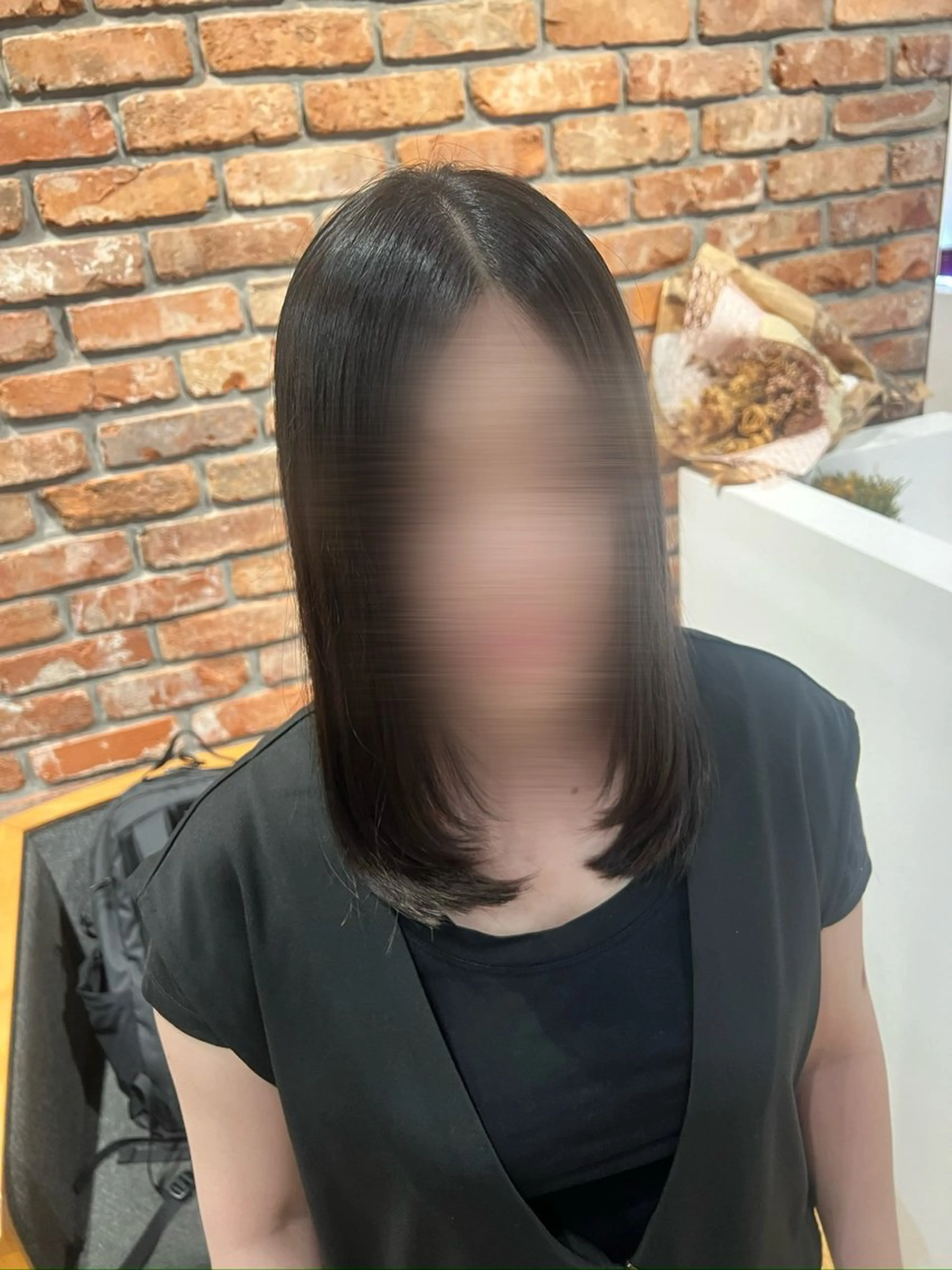 ミディアム ❄️ さき❄️のヘアスタイル