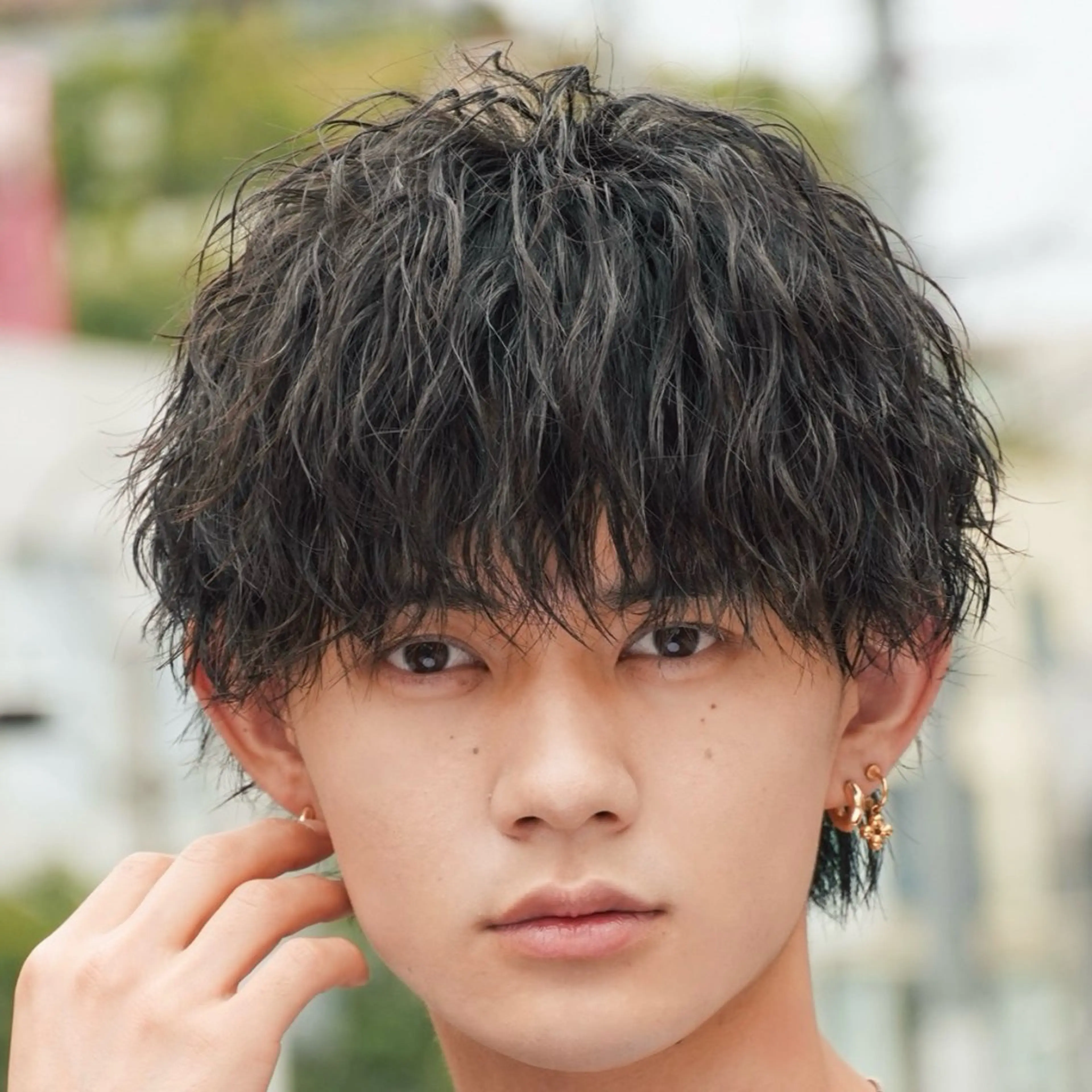 パーマ メンズ センターパート マッシュ メンズパーマ プードルパーマ メンズツイストパーマ カット パーマ 仙台メンズパーマ/ fifth/丸山佳叶のヘアスタイル