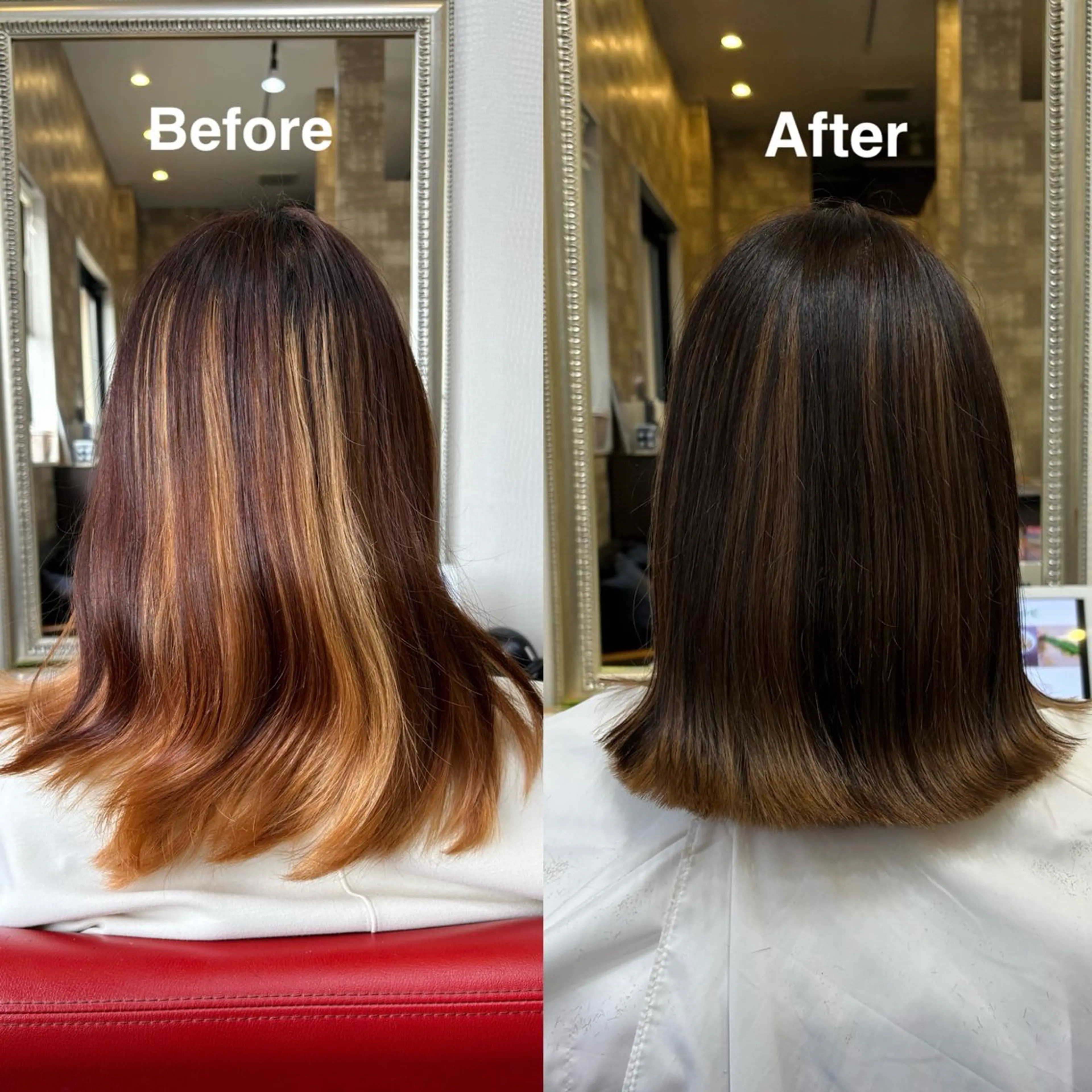 ミディアム カラー ベージュカラー ブリーチ Hus所属・【Hus】 YUI🌟のヘアスタイル