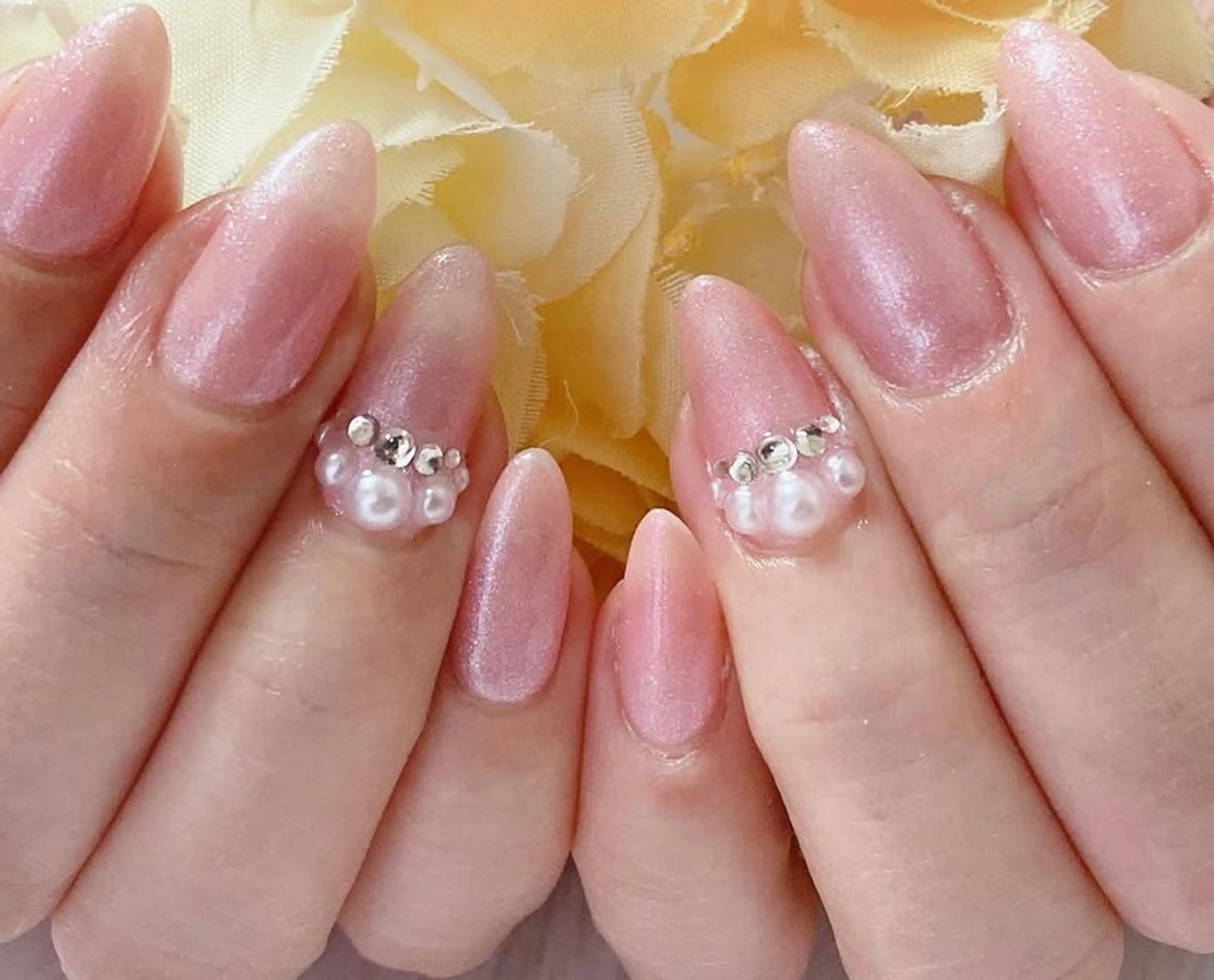 ネイル ピンク nail salon Berry所属・前田 りかのネイルデザイン
