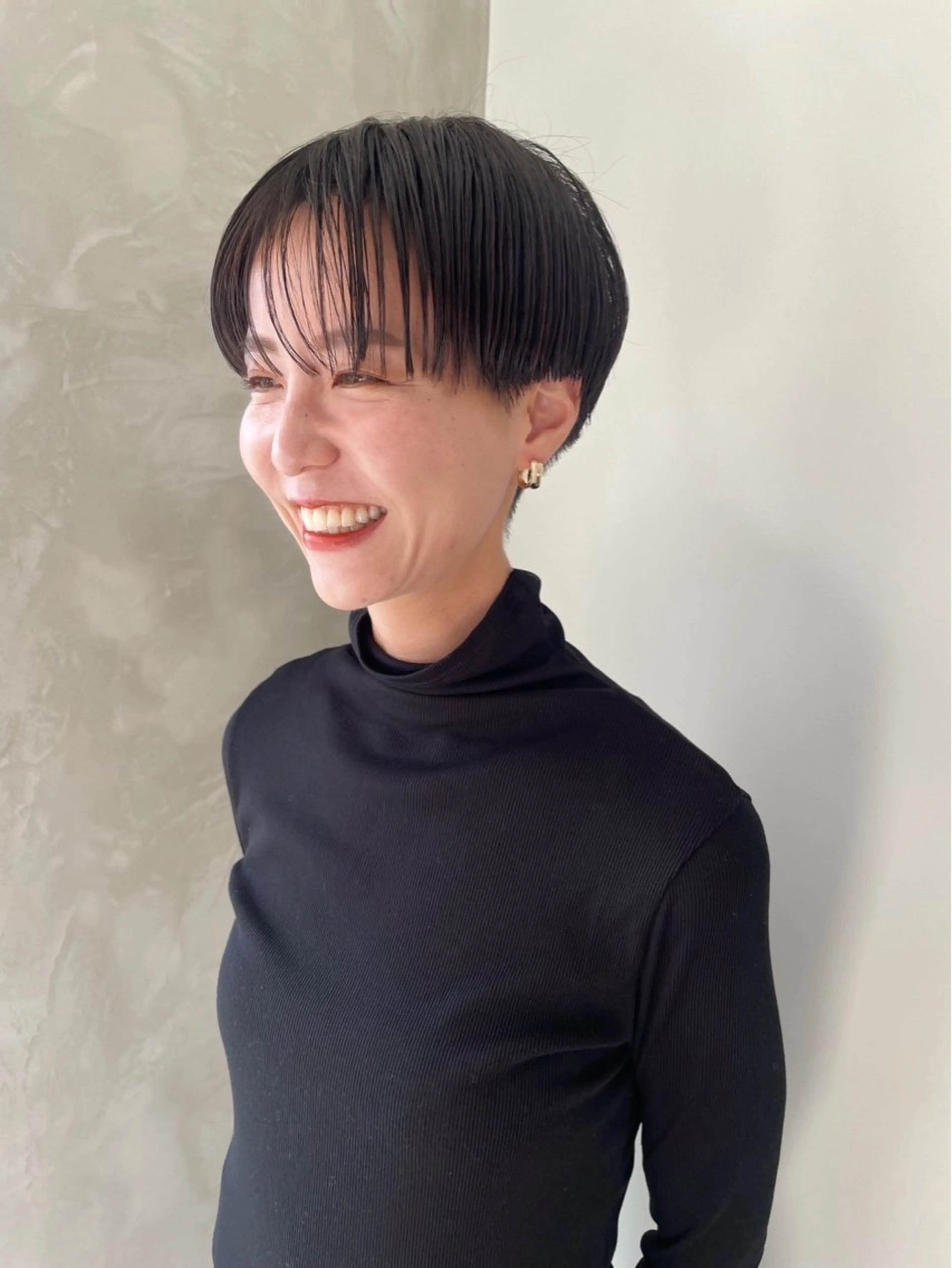 ショート 🫒🫒ブリーチなし 艶カラー🫒ヤマシロのヘアスタイル