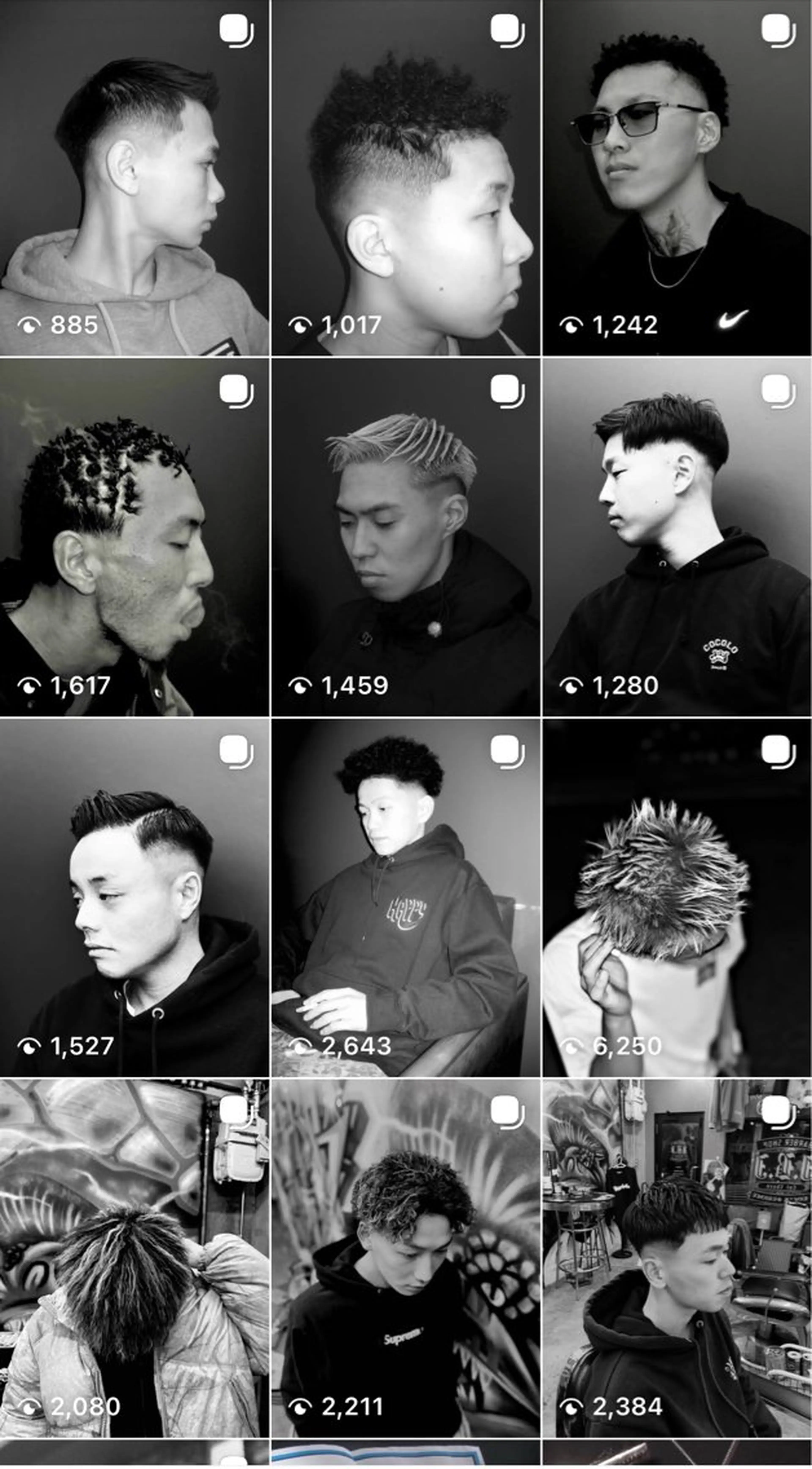 各種パーマフェードOK!+シャンプー 顔剃りの写真