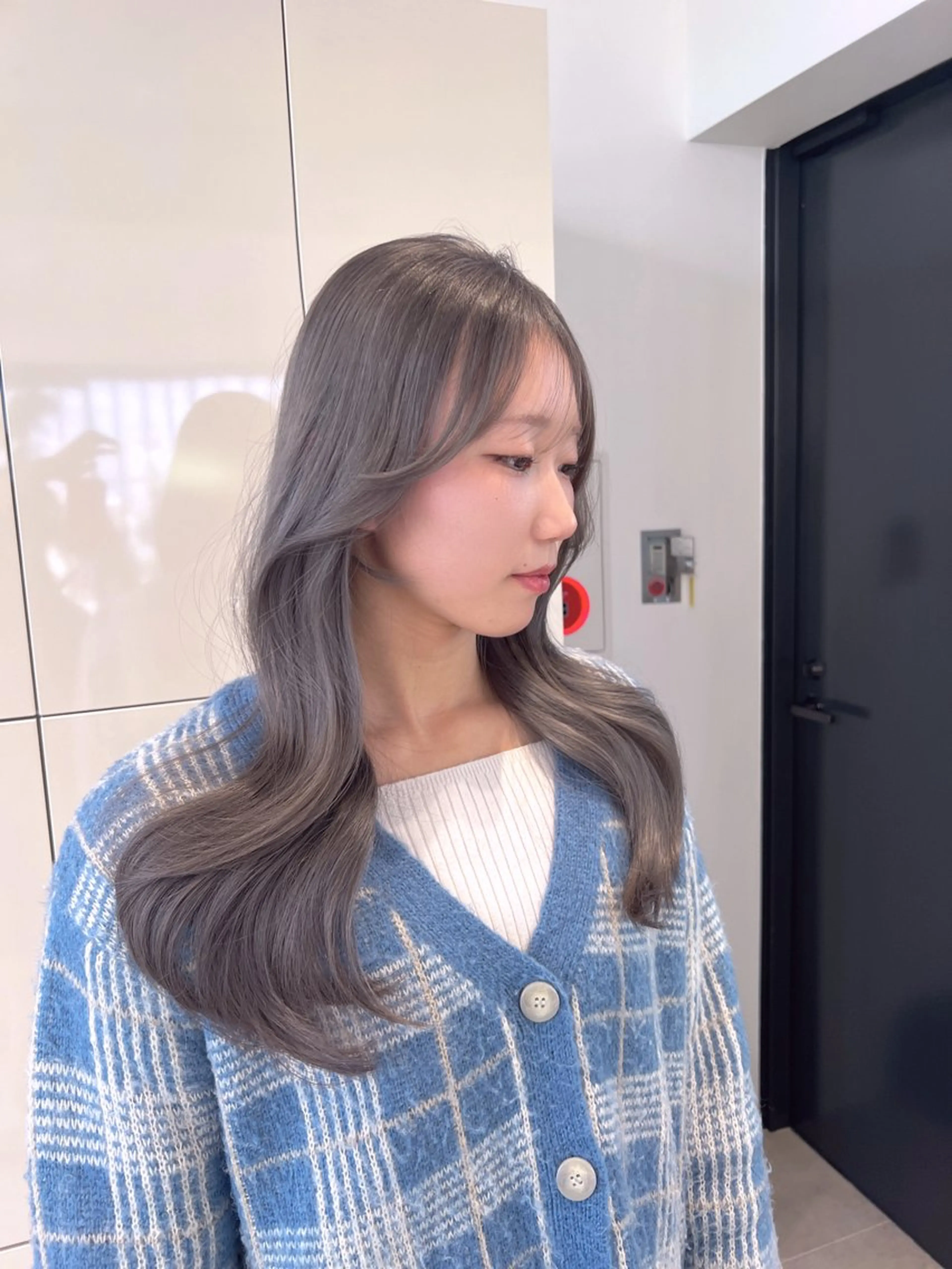 ロング ヘアカラー トリートメント 髪質改善/レイヤー 暖色/shiinaのヘアスタイル