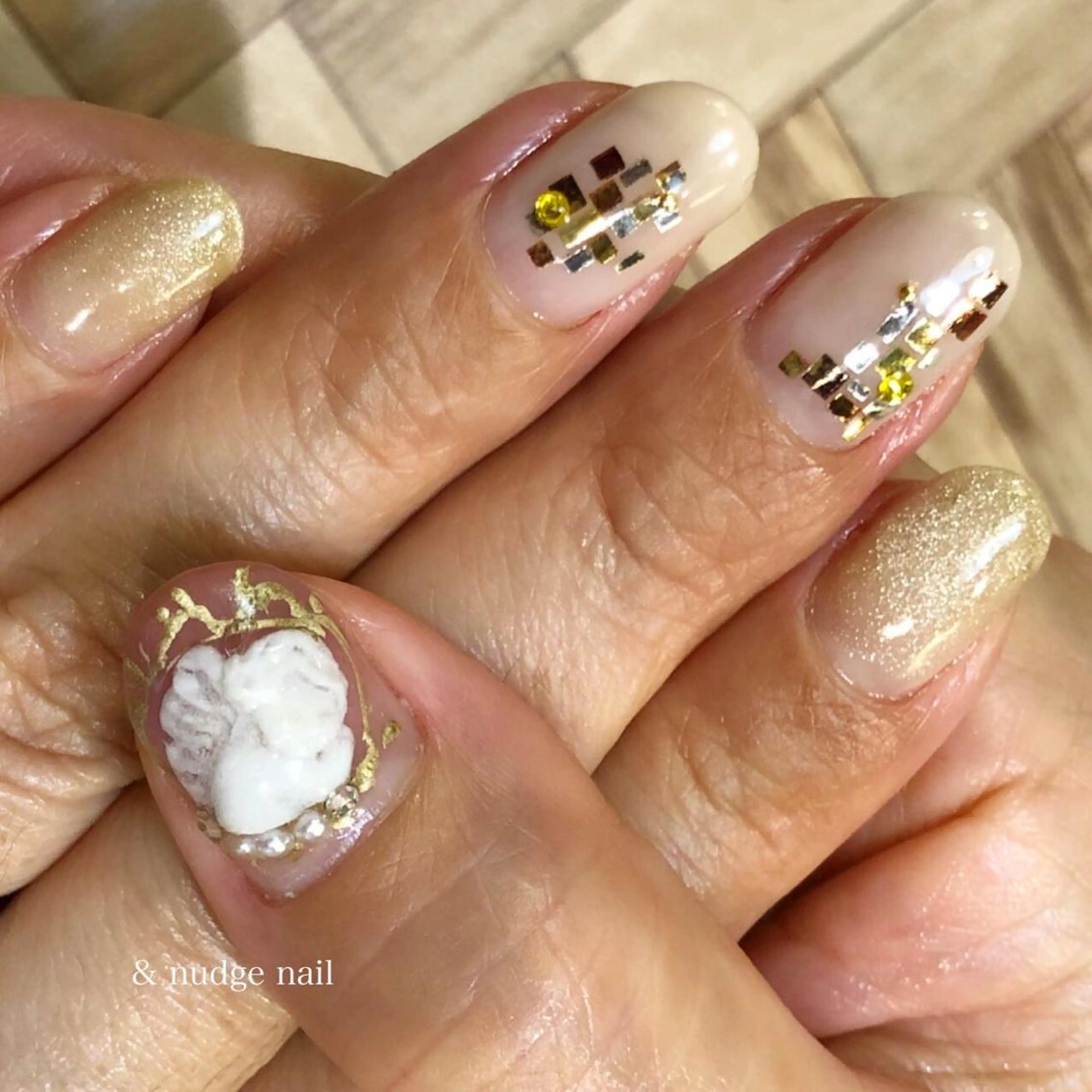 ネイル ハンドネイル & nudge nail所属・&nudgenail 本多のネイルデザイン