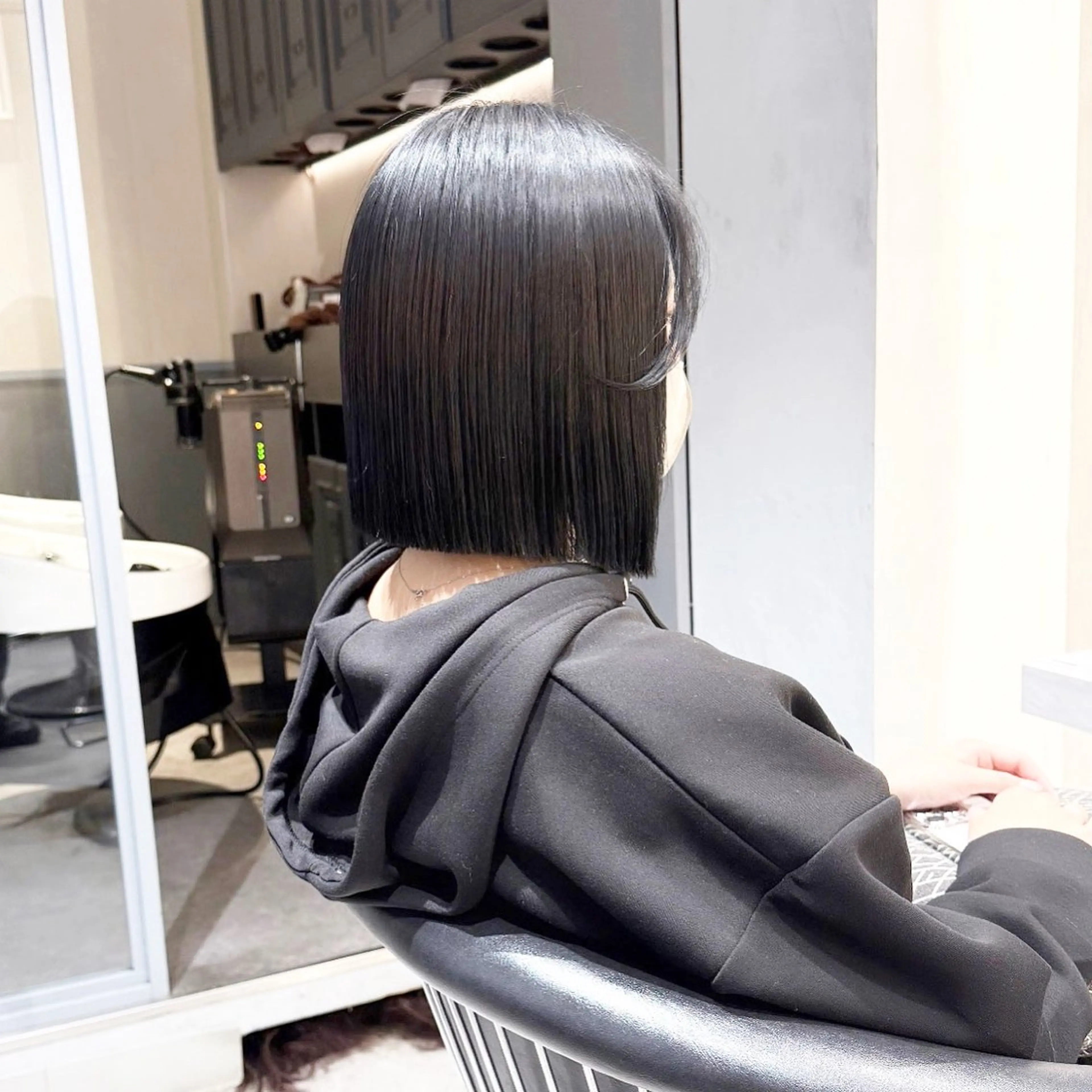 ショート カット トリートメント ボブ/縮毛矯正/ 高嶋 優のヘアスタイル