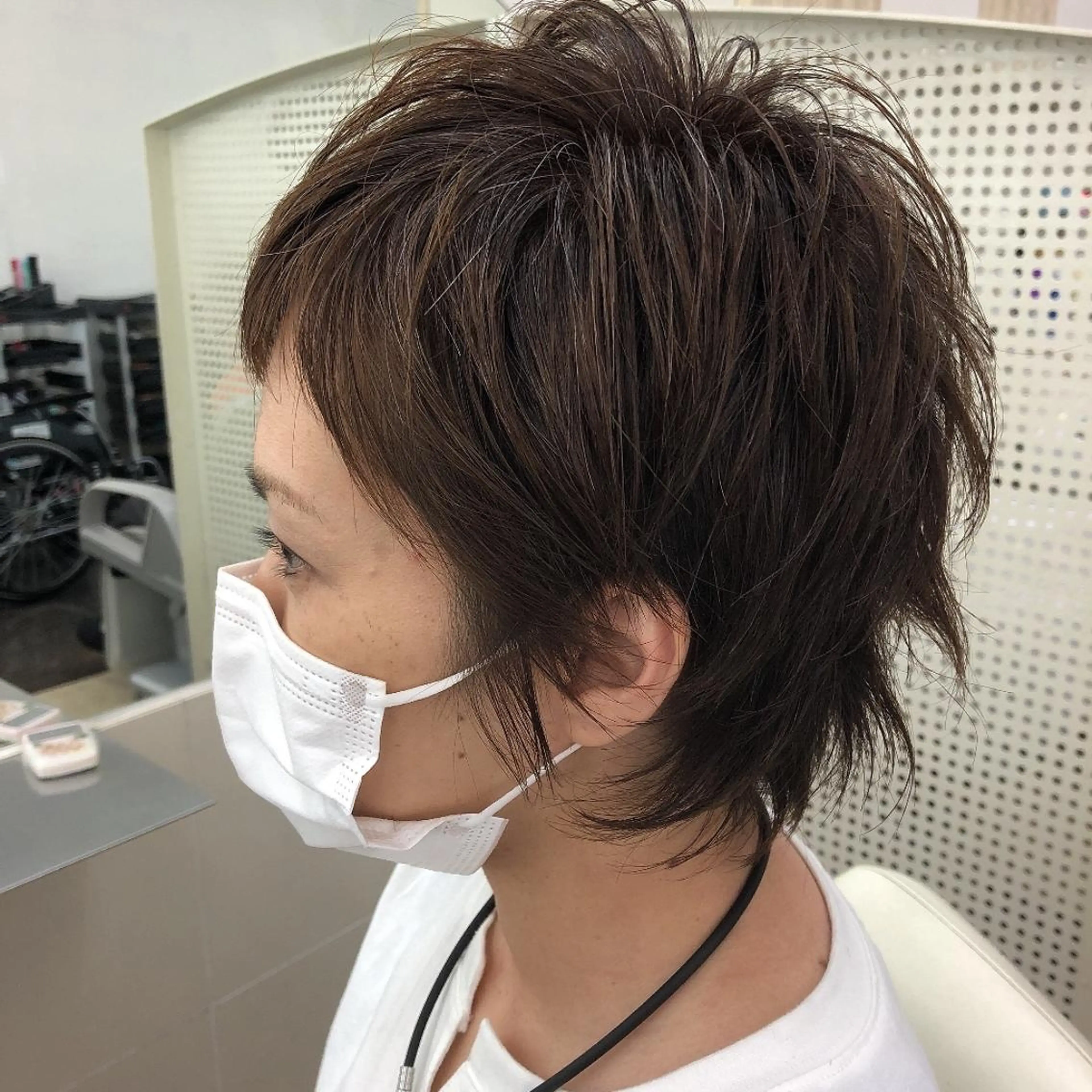 ショート 鶴田 風雅のヘアスタイル