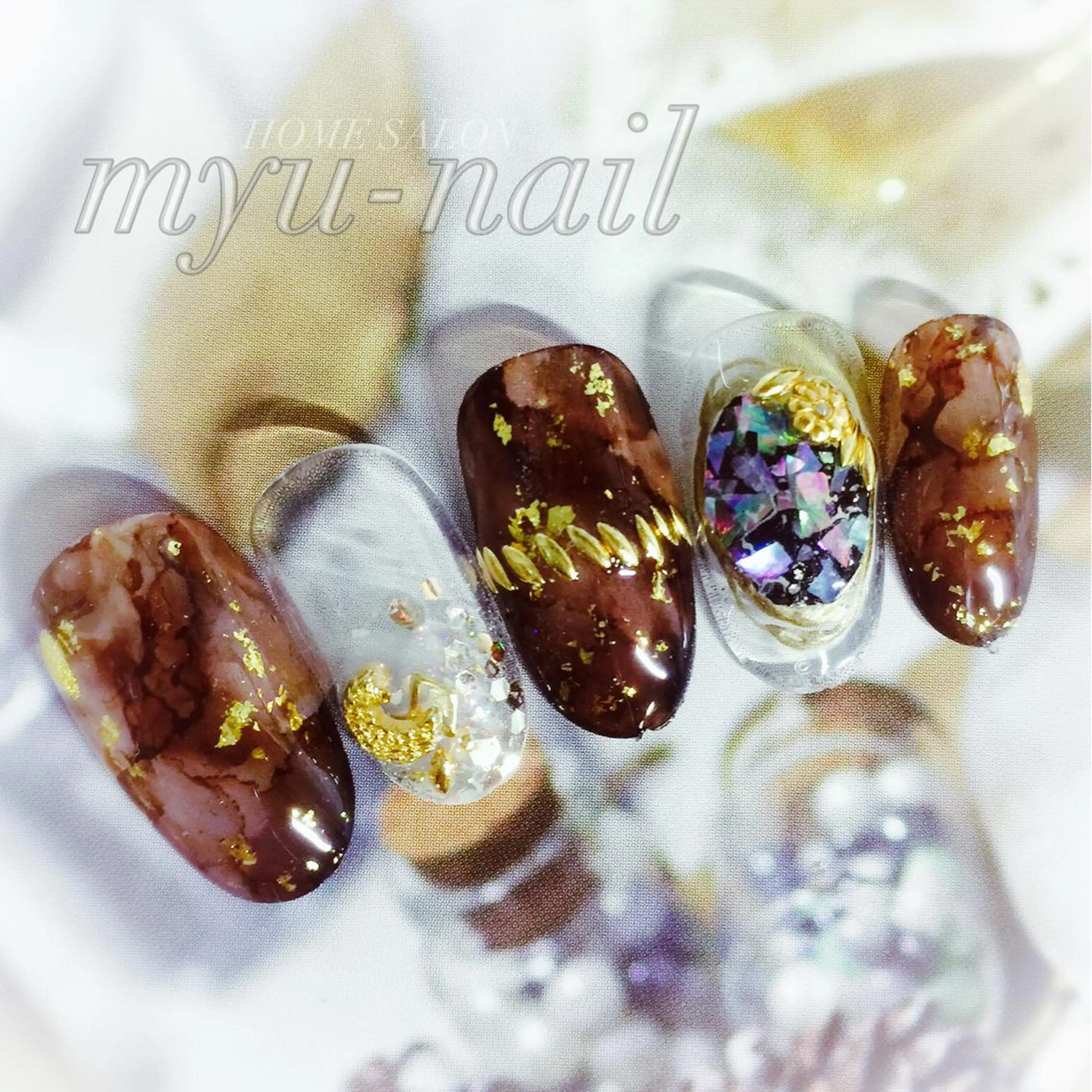 ネイル ハンドネイル ホームサロン myu-nailのネイルデザイン