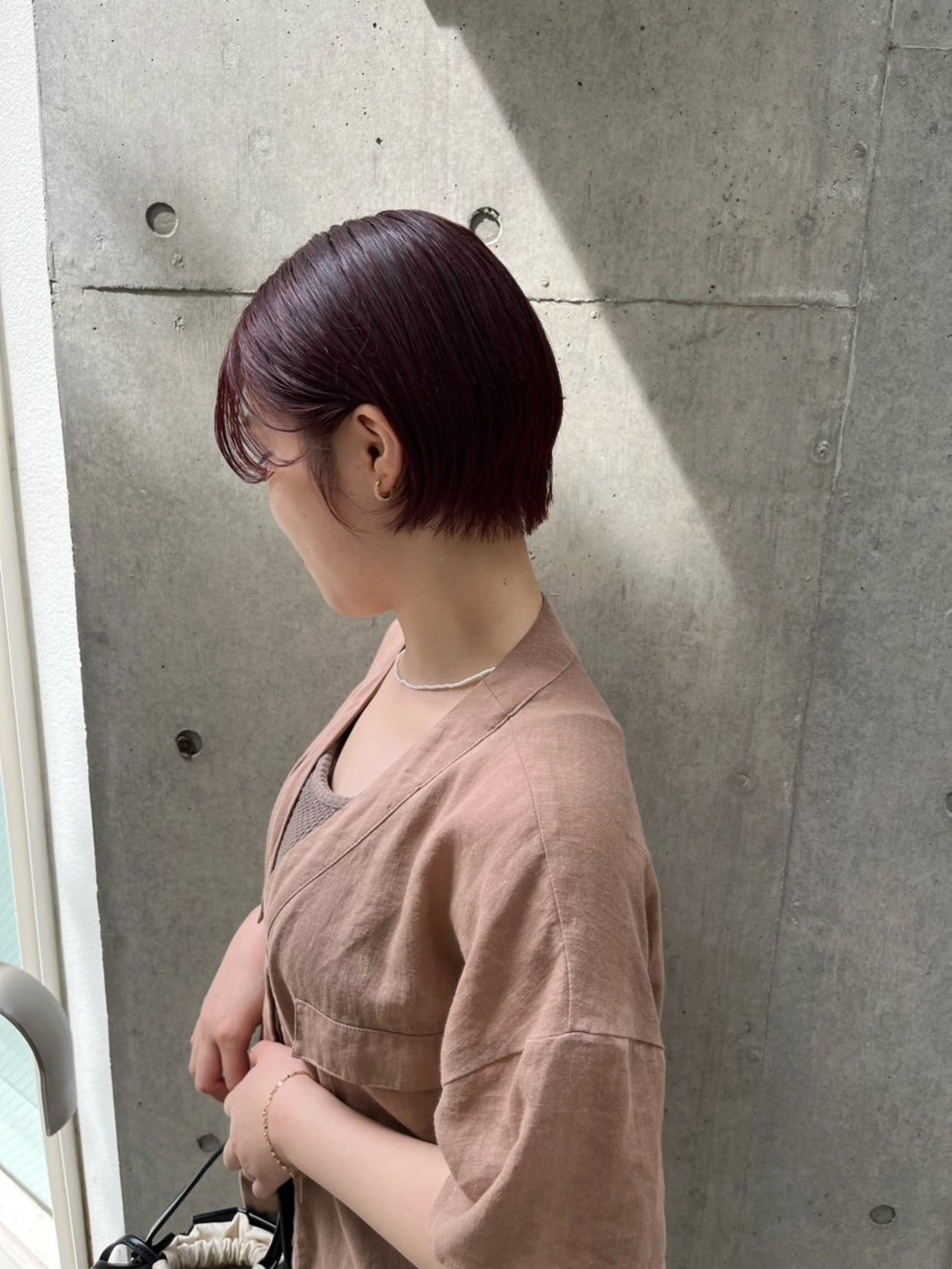 ショート カラー ボブ&透明感カラー ♡TOMOEのヘアスタイル