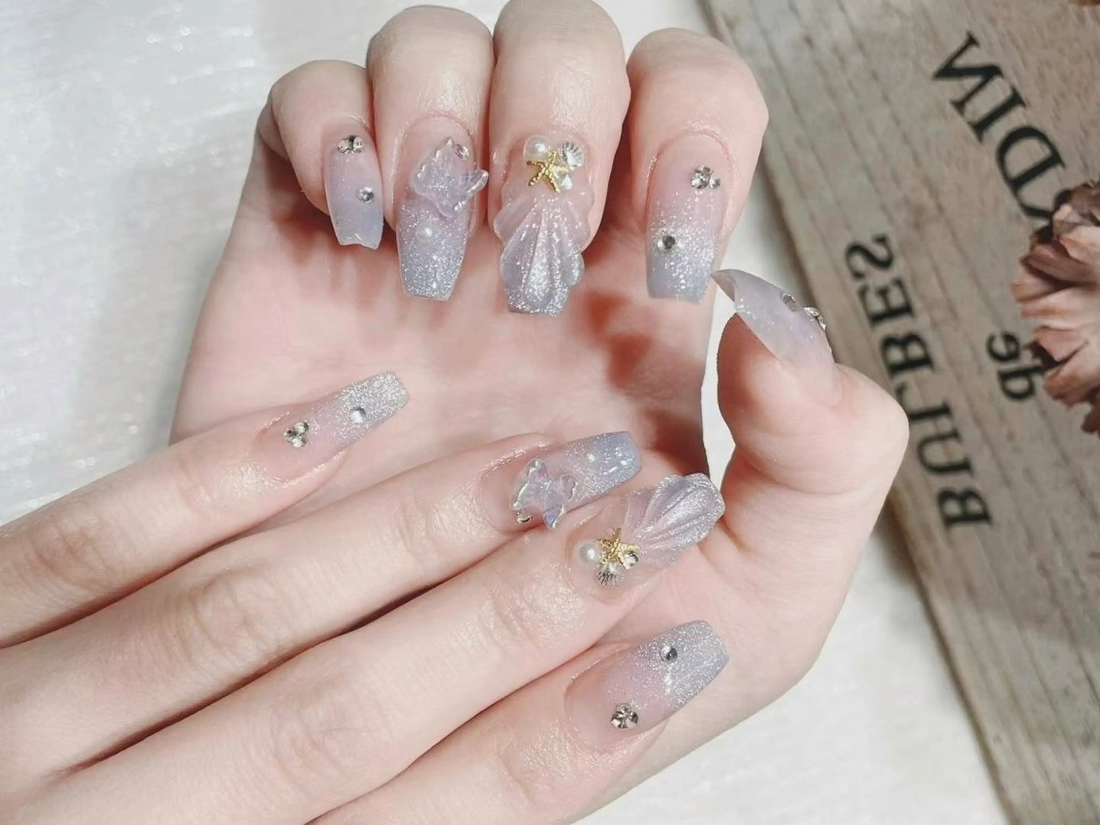 ネイル アートネイル フラワーネイル フットネイル ジェルネイル マグネットネイル Babarla Nailのネイルデザイン