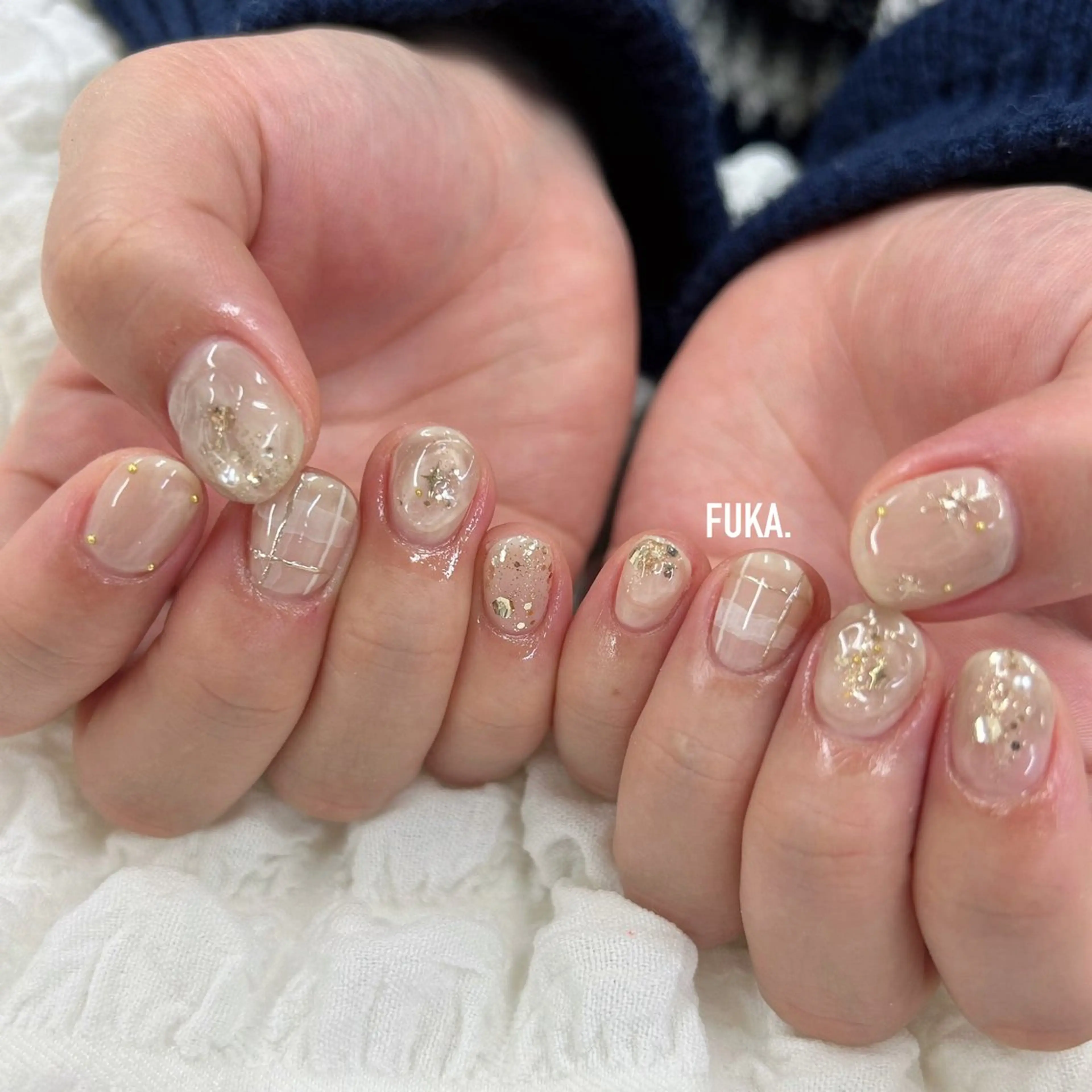 ネイル 持ち込み ニュアンスネイル ハンドネイル ネイルサロンAnela【アネラ】所属・Nail♡Fuka. /12月予約受付中のネイルデザイン