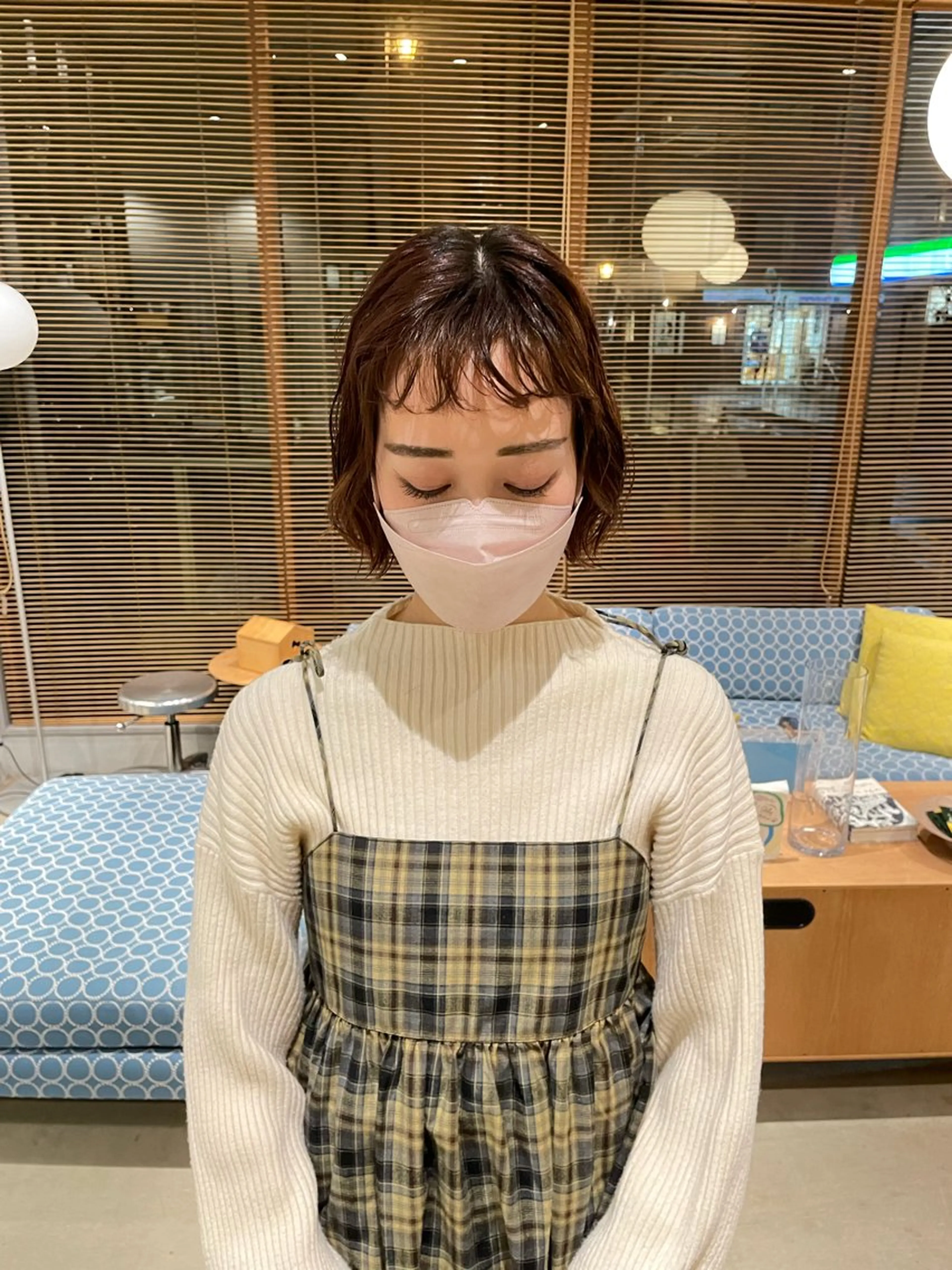 ショート パーマ パーマ 樋口 花穂のヘアスタイル