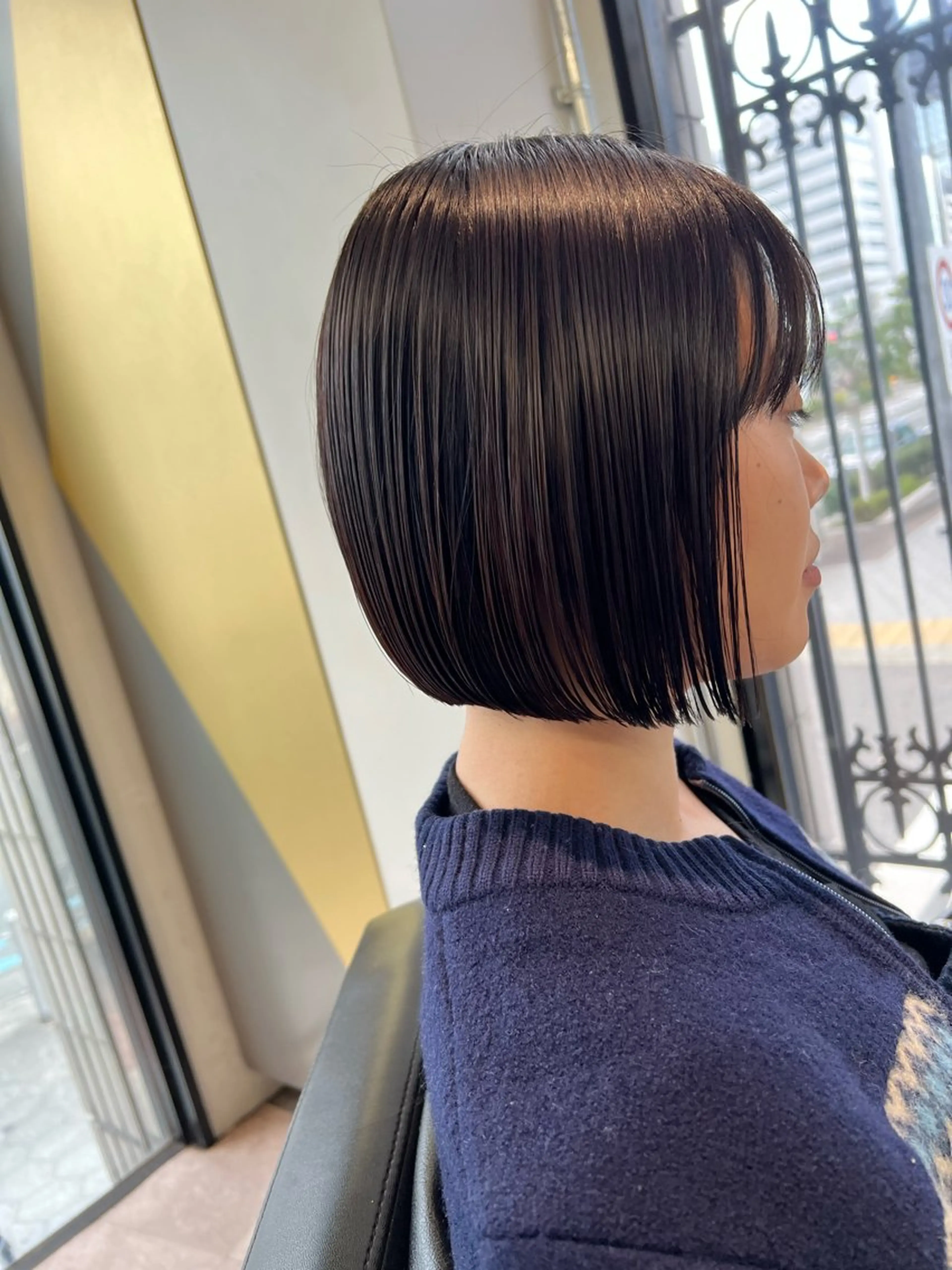 ミディアム 堀江 /木下椋麻のヘアスタイル