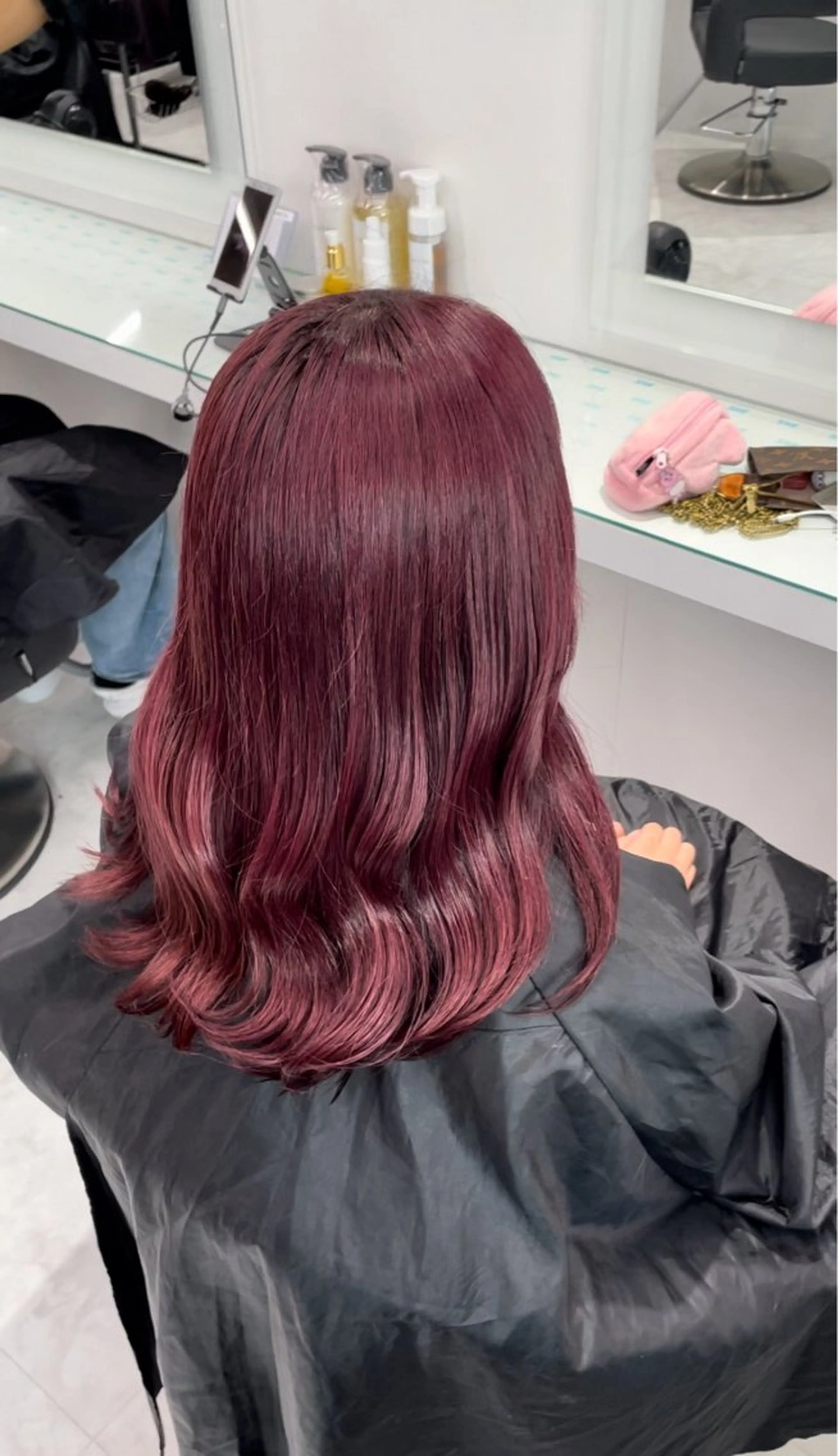 セミロング カラー 🥀ワンホン風暖色 レイヤーRISA🥀のヘアスタイル