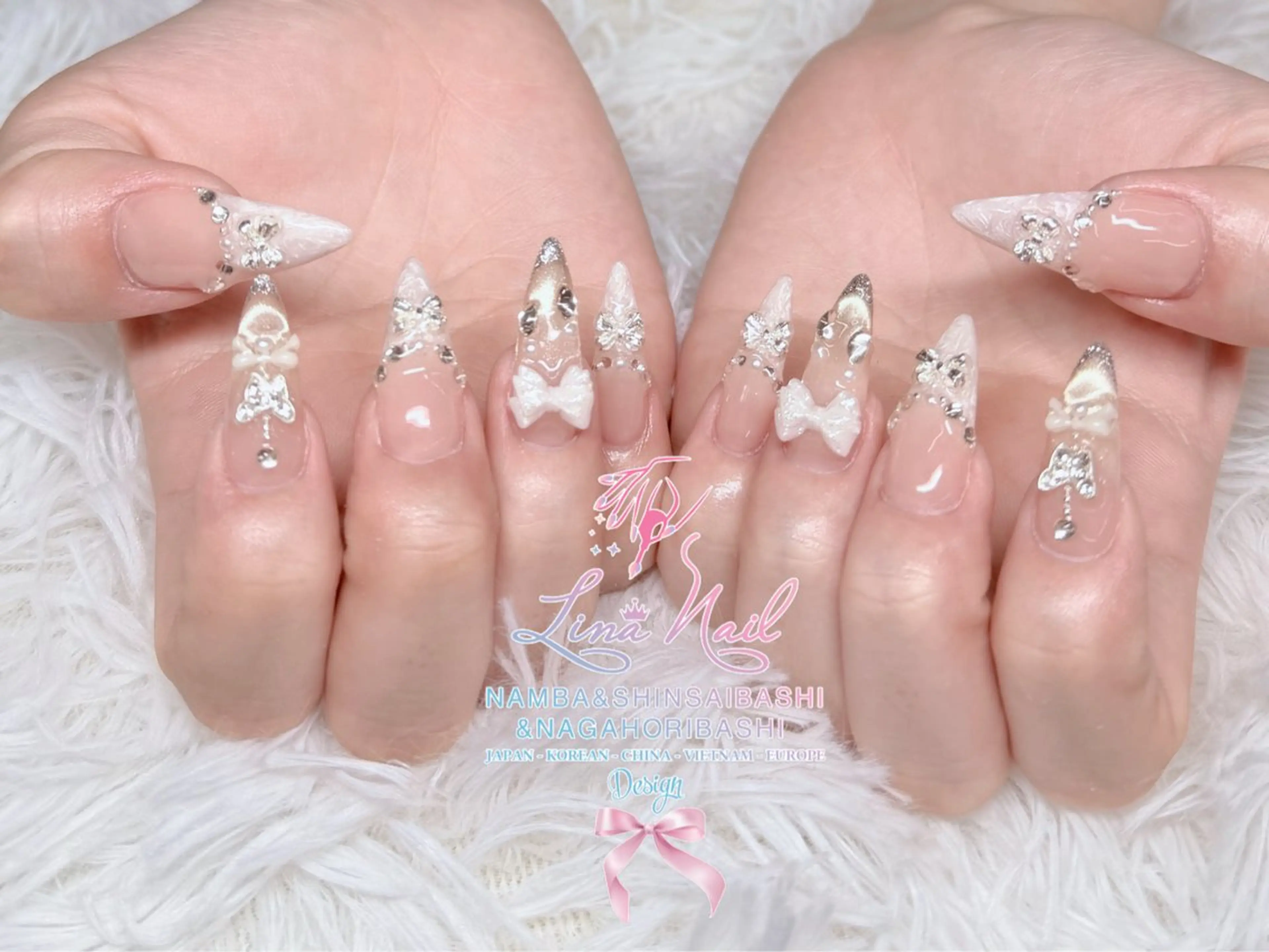 ネイル フットネイル ジェルネイル 持ち込み ネイルチップ ハンドネイル リナネイル 長堀橋店／東心斎橋店のネイルデザイン