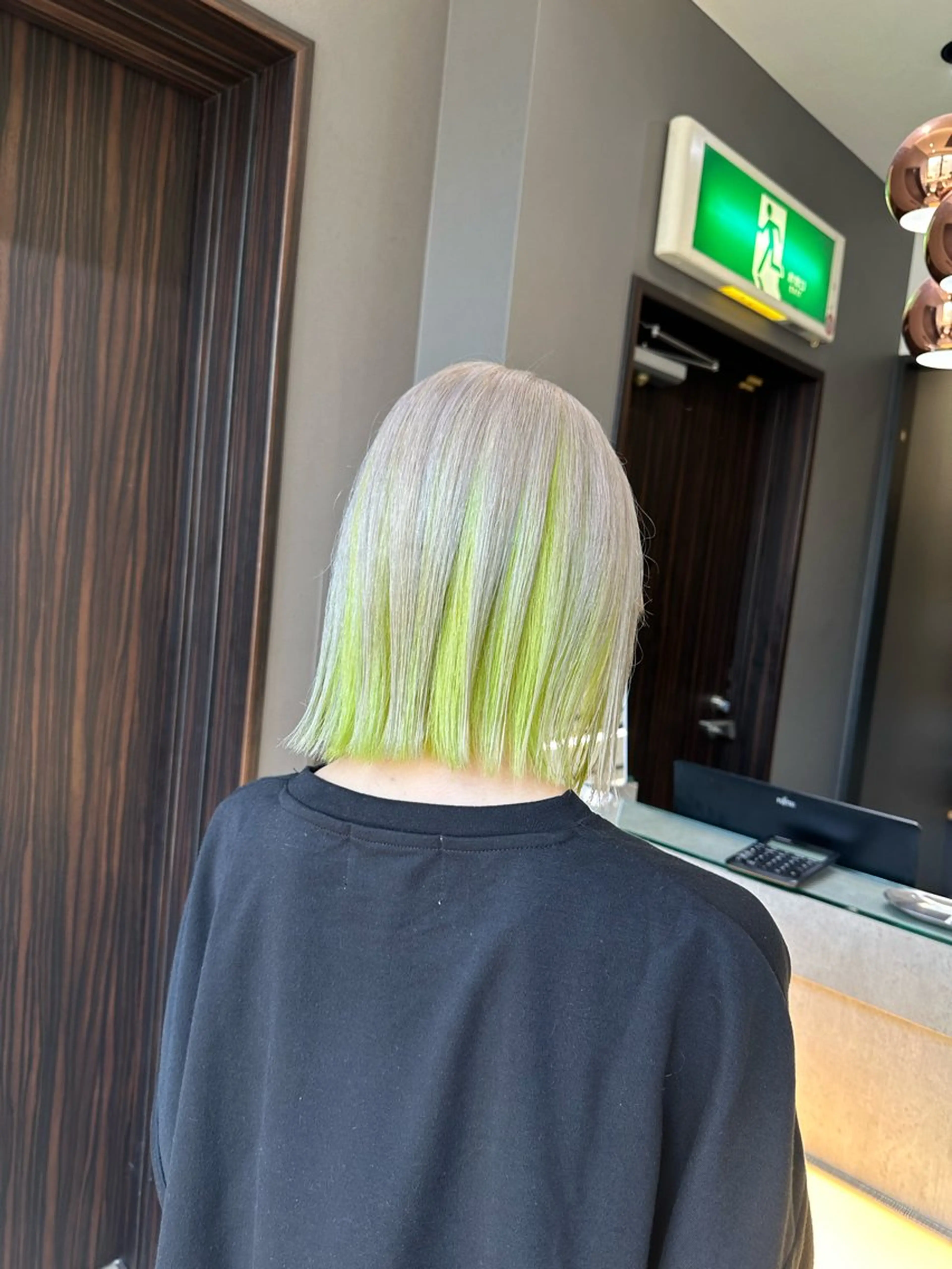 ミディアム カラー カット ヘアカラー トリートメント JILL/鶴岡 和幸/天神のヘアスタイル