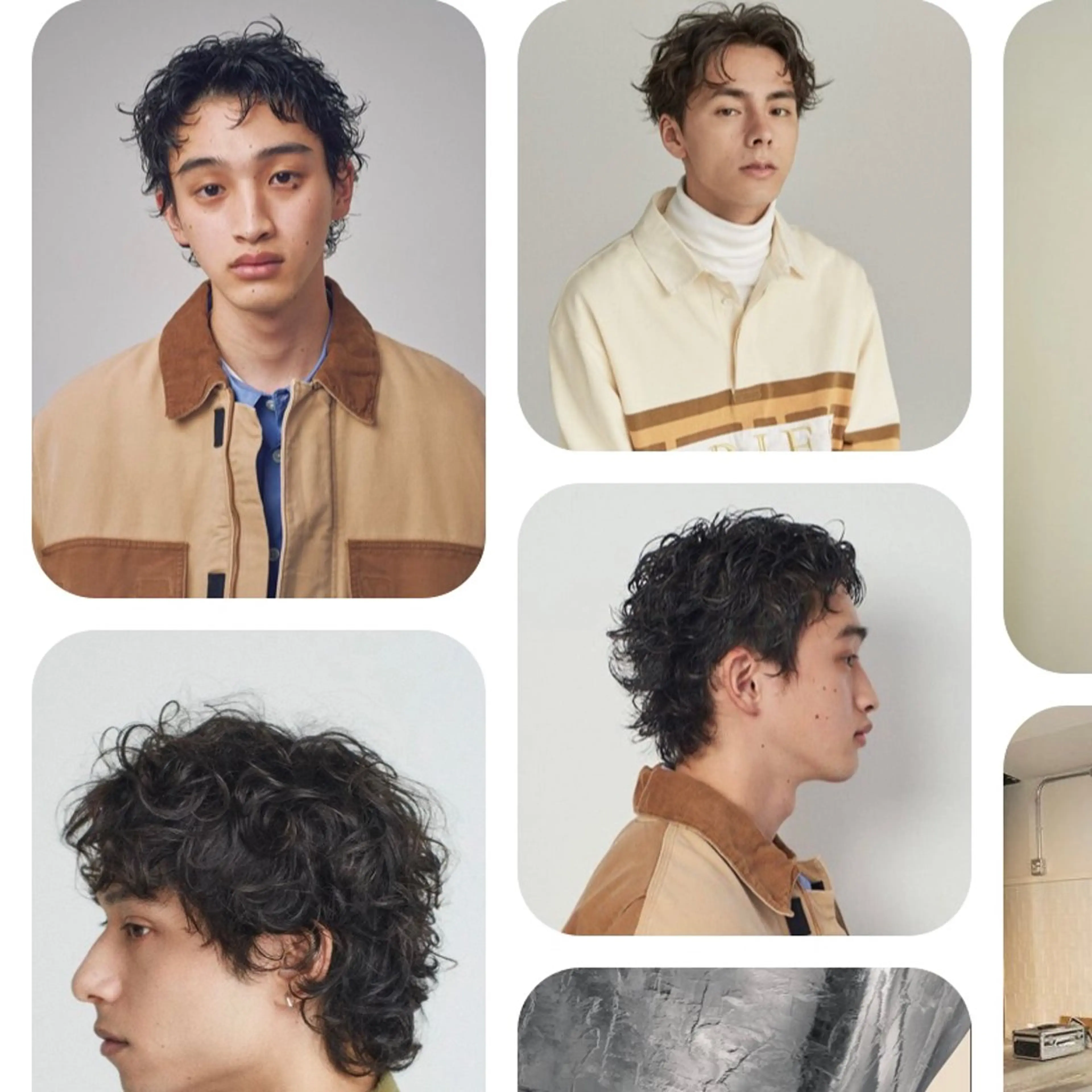 ショート パーマ メンズ GO TODAY シェアサロン 表参道Flos店所属・nishi fuyumiのヘアスタイル