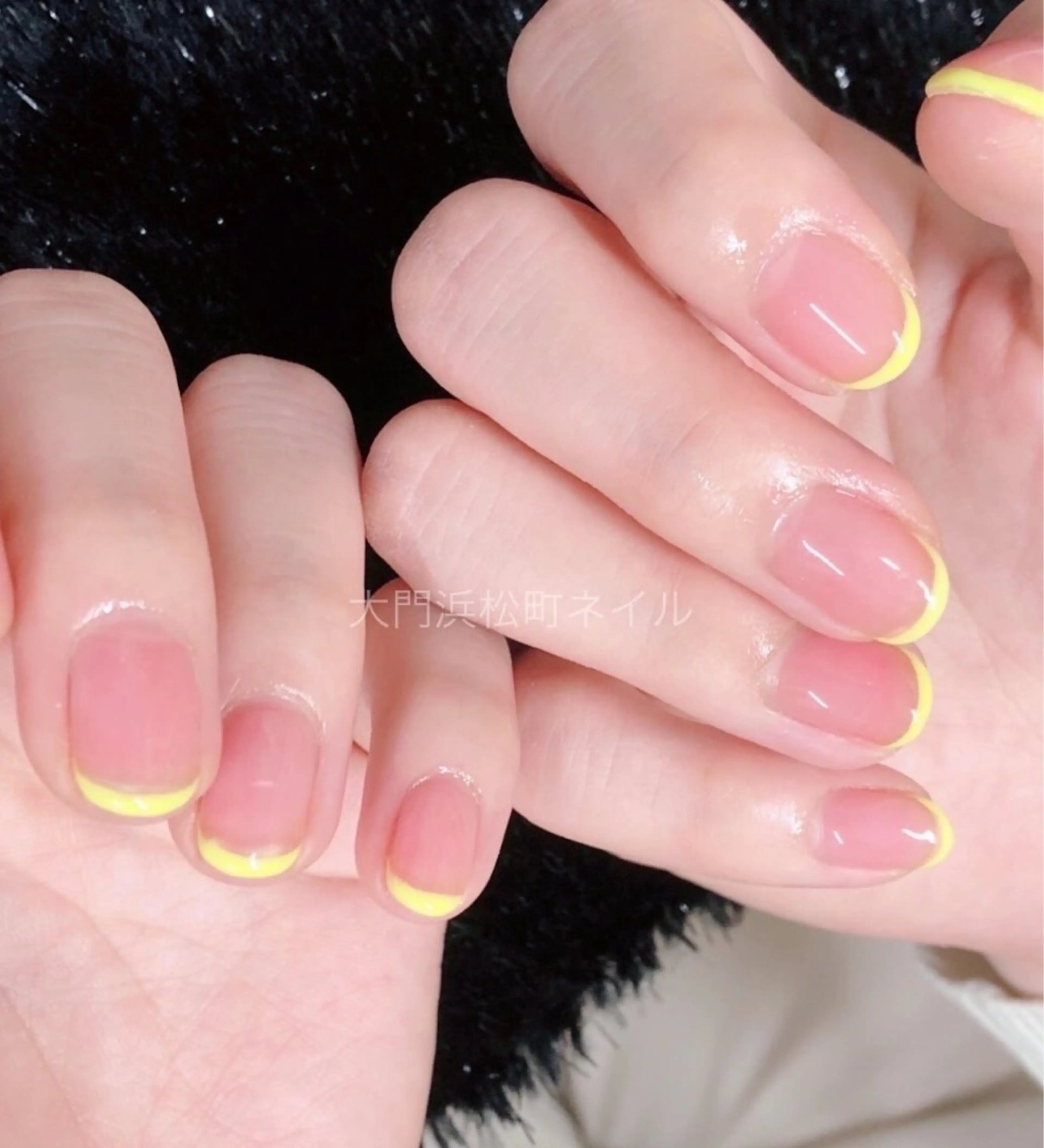 ネイル ダブルフレンチ フレンチネイル ガラスフレンチ マグネットネイル ミラーネイル ハンドネイル ハンドケア 大門浜松町 ネイルのネイルデザイン