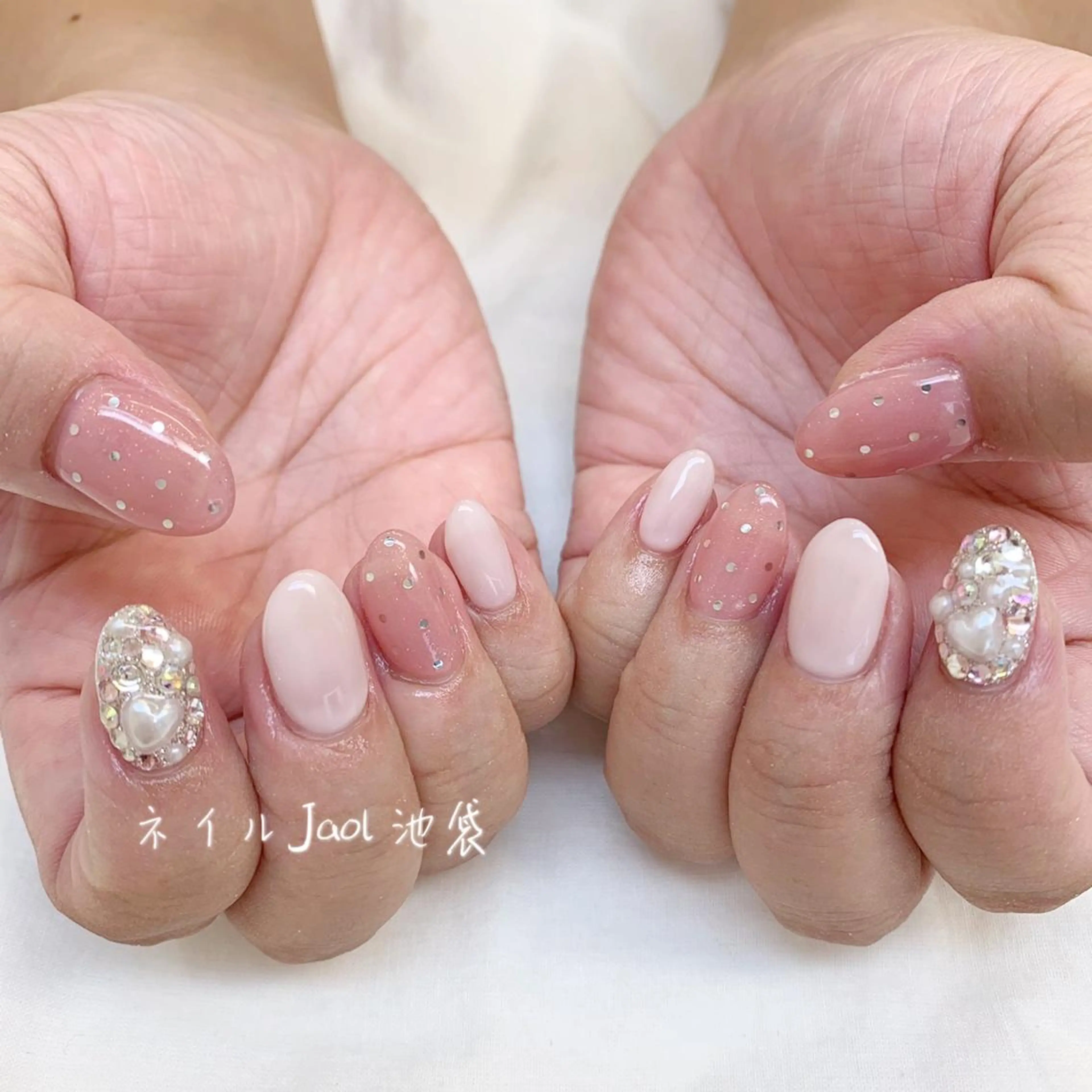 ミディアム ヘアアレンジ nail jaol池袋店所属・ネイルJaol 池袋のネイルデザイン