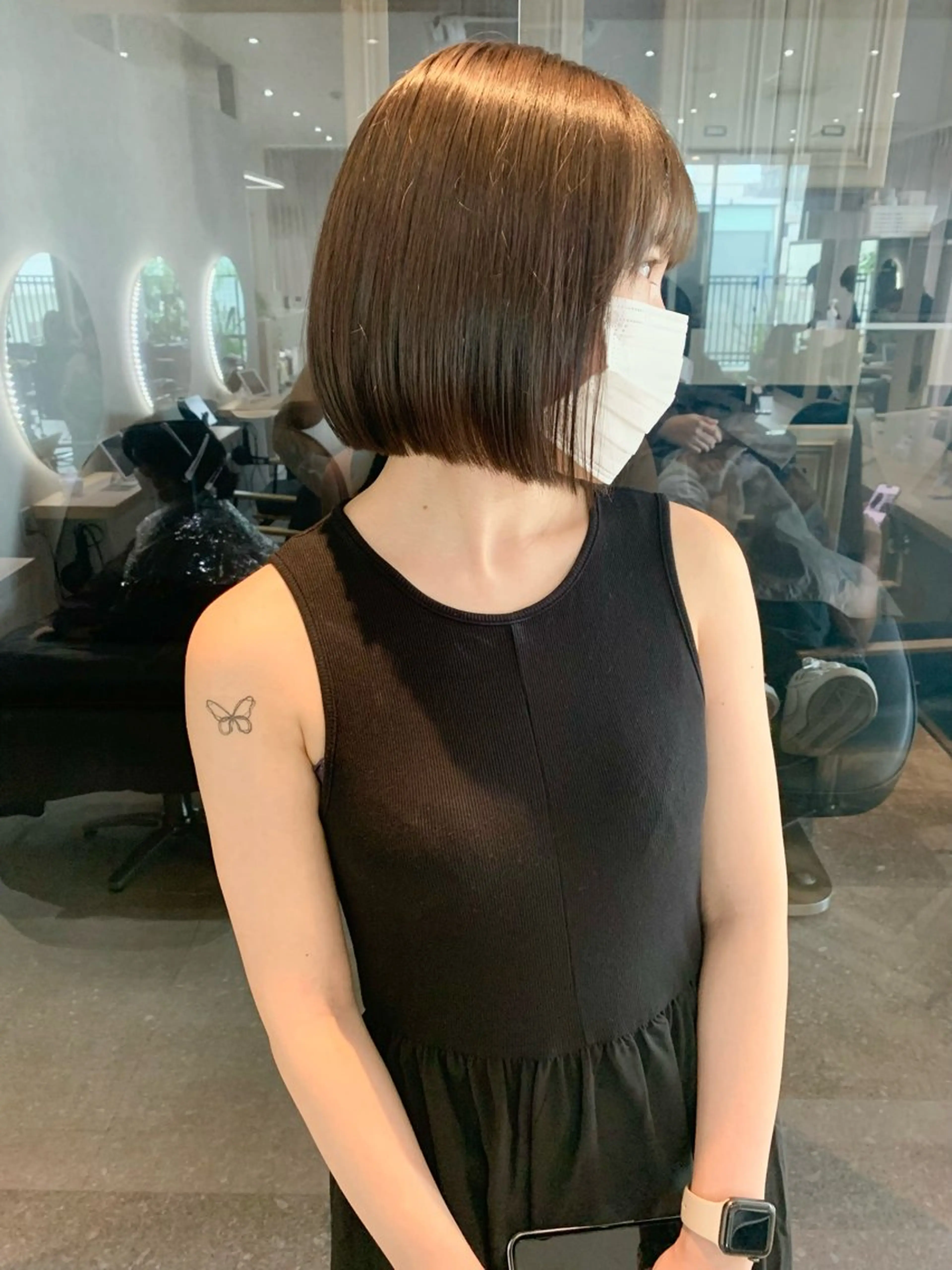 ショート カラー 韓国ヘア🇰🇷/ 顔周り/松田光里のヘアスタイル