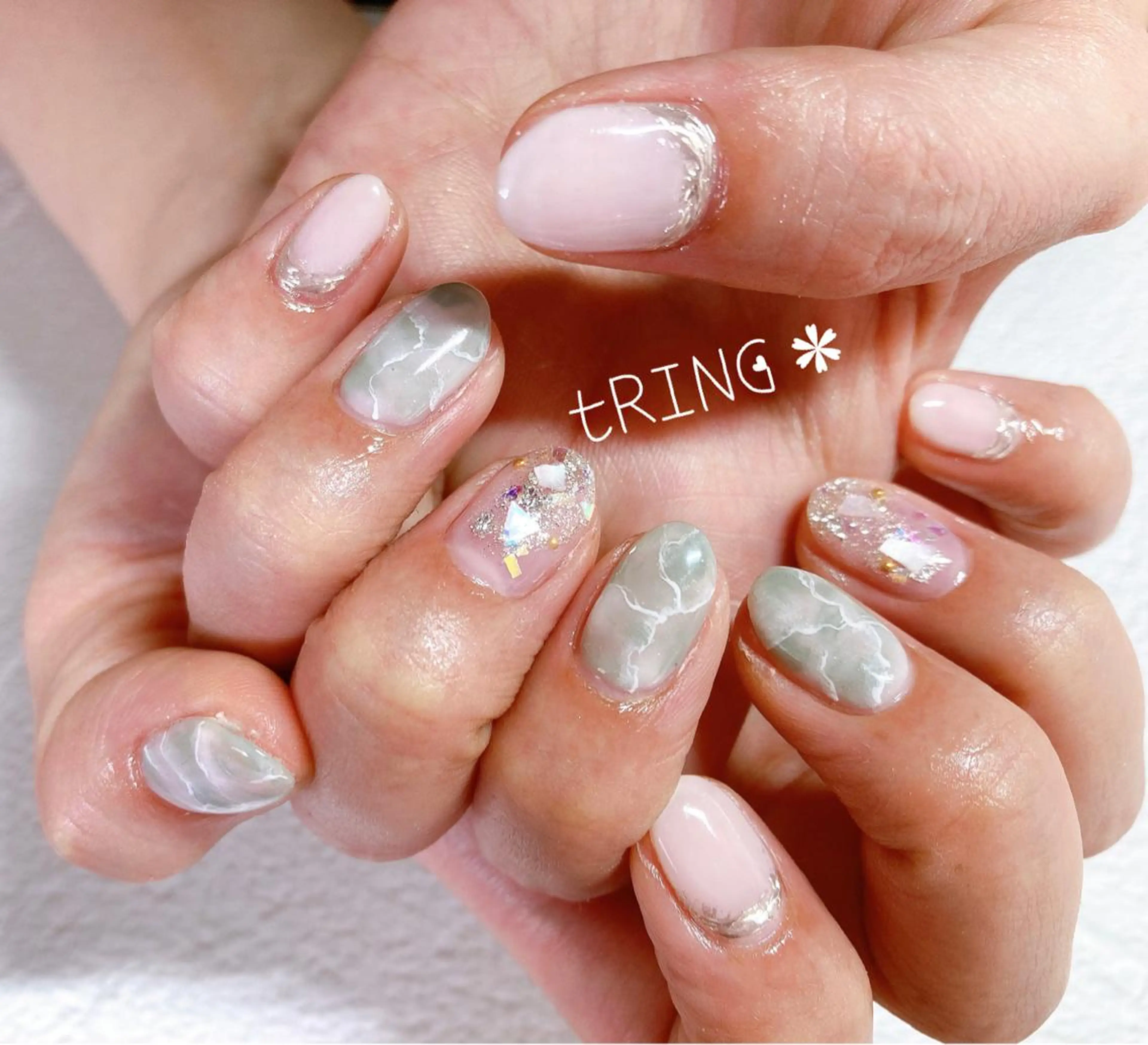 ネイル tRING＊ しいの木台のネイルデザイン