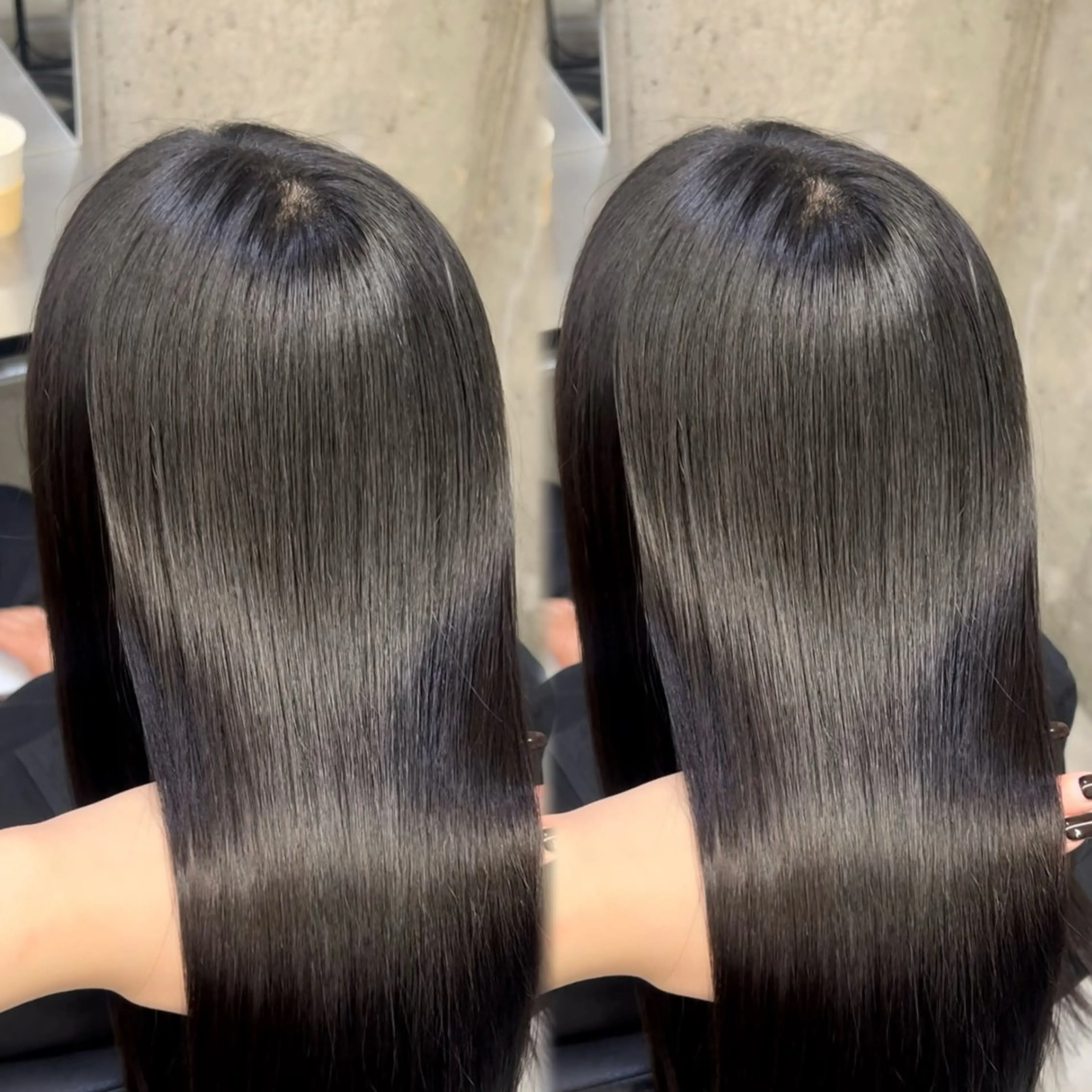 ロング 縮毛矯正 トリートメント ヒナ .のヘアスタイル