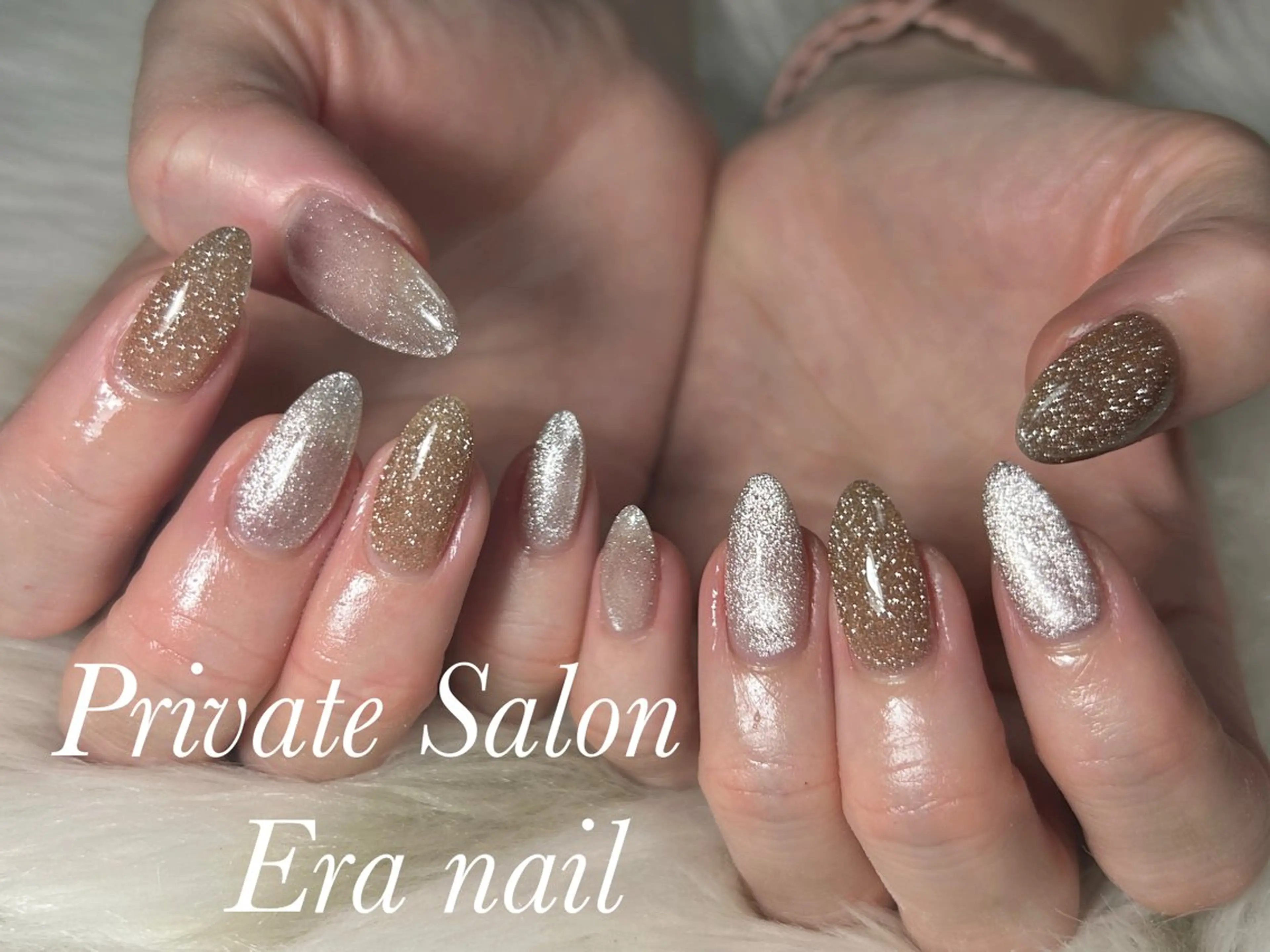 ネイル フラッシュネイル マグネットネイル ハンドネイル Era nailのネイルデザイン