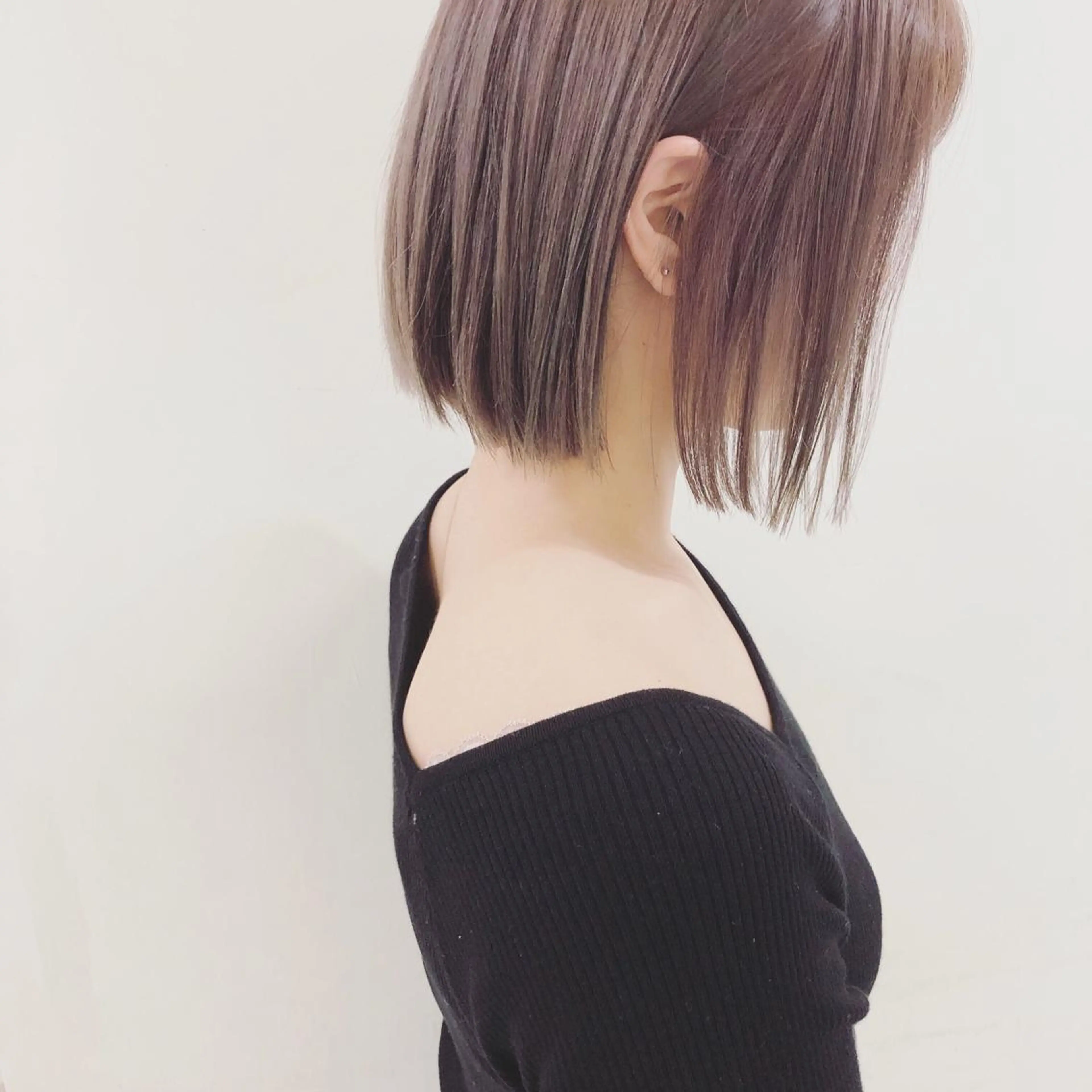 ショート カラー ボブ/パーマ 古家 佑真のヘアスタイル