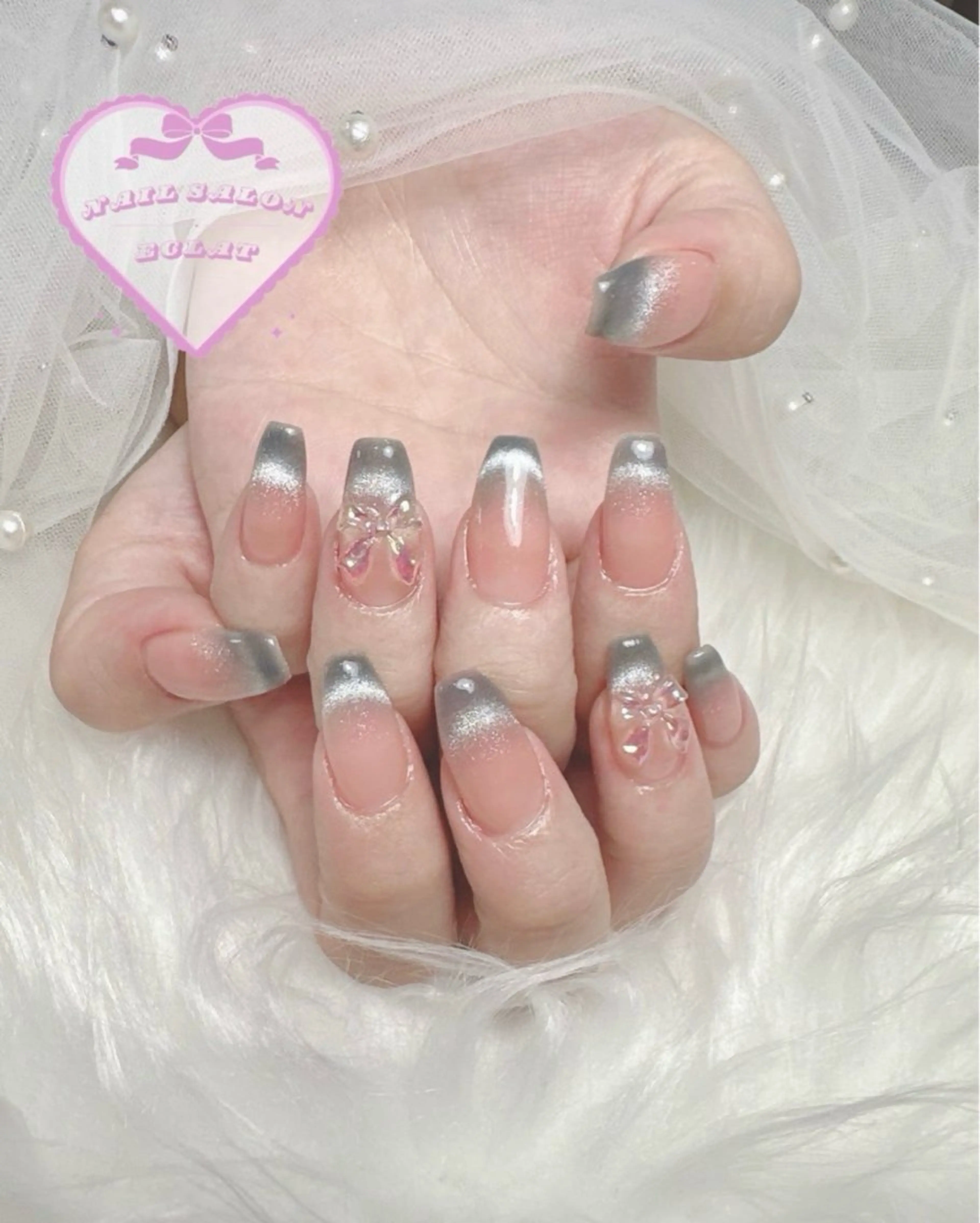大人気💎ちゅるん♡マグネットフレンチ💅🎀の写真