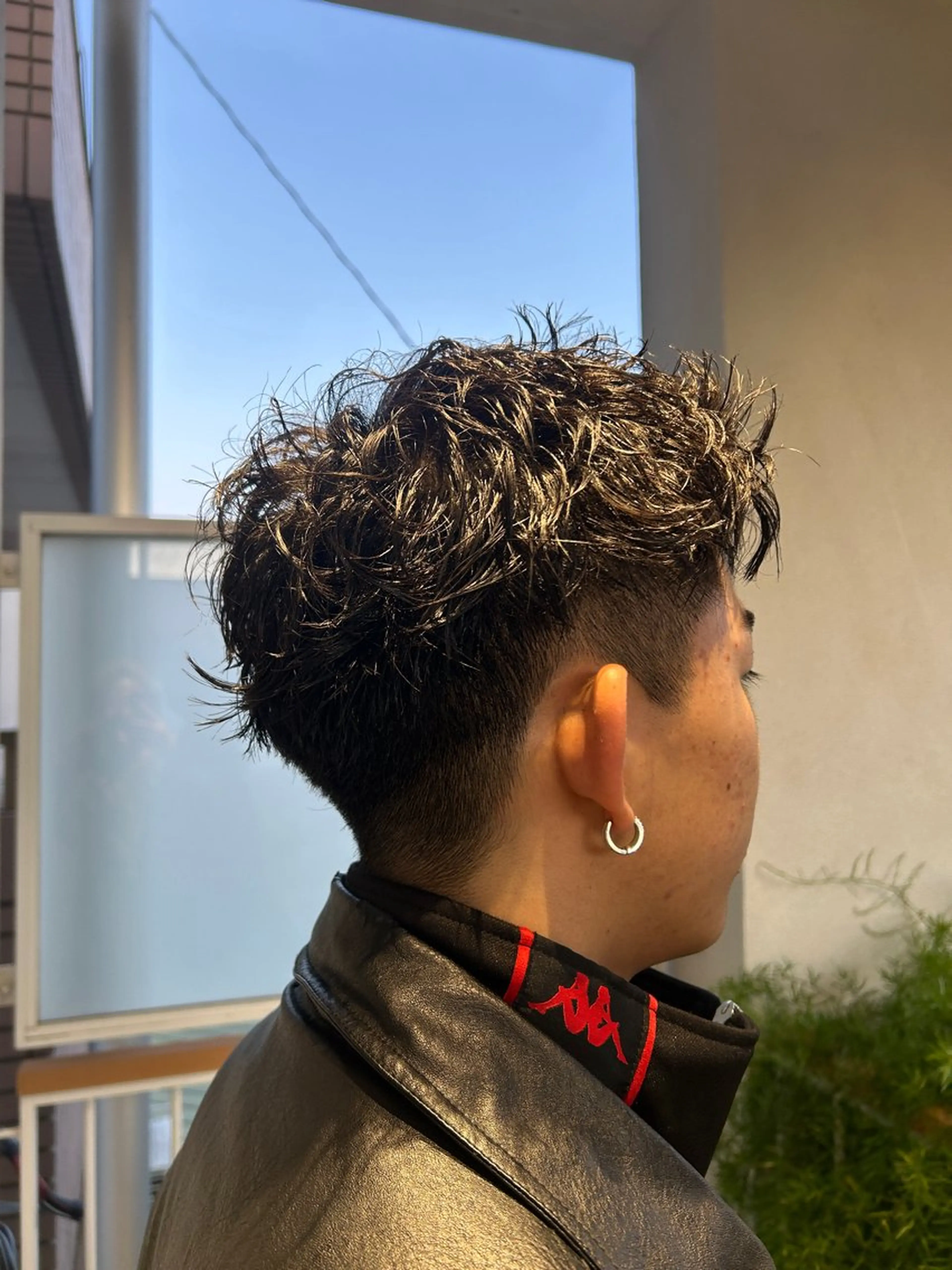 パーマ メンズ カット パーマ トリートメント ヘッドスパ ヘアセット カズキ🌼曲がる縮毛 ／くせ毛パーマのヘアスタイル