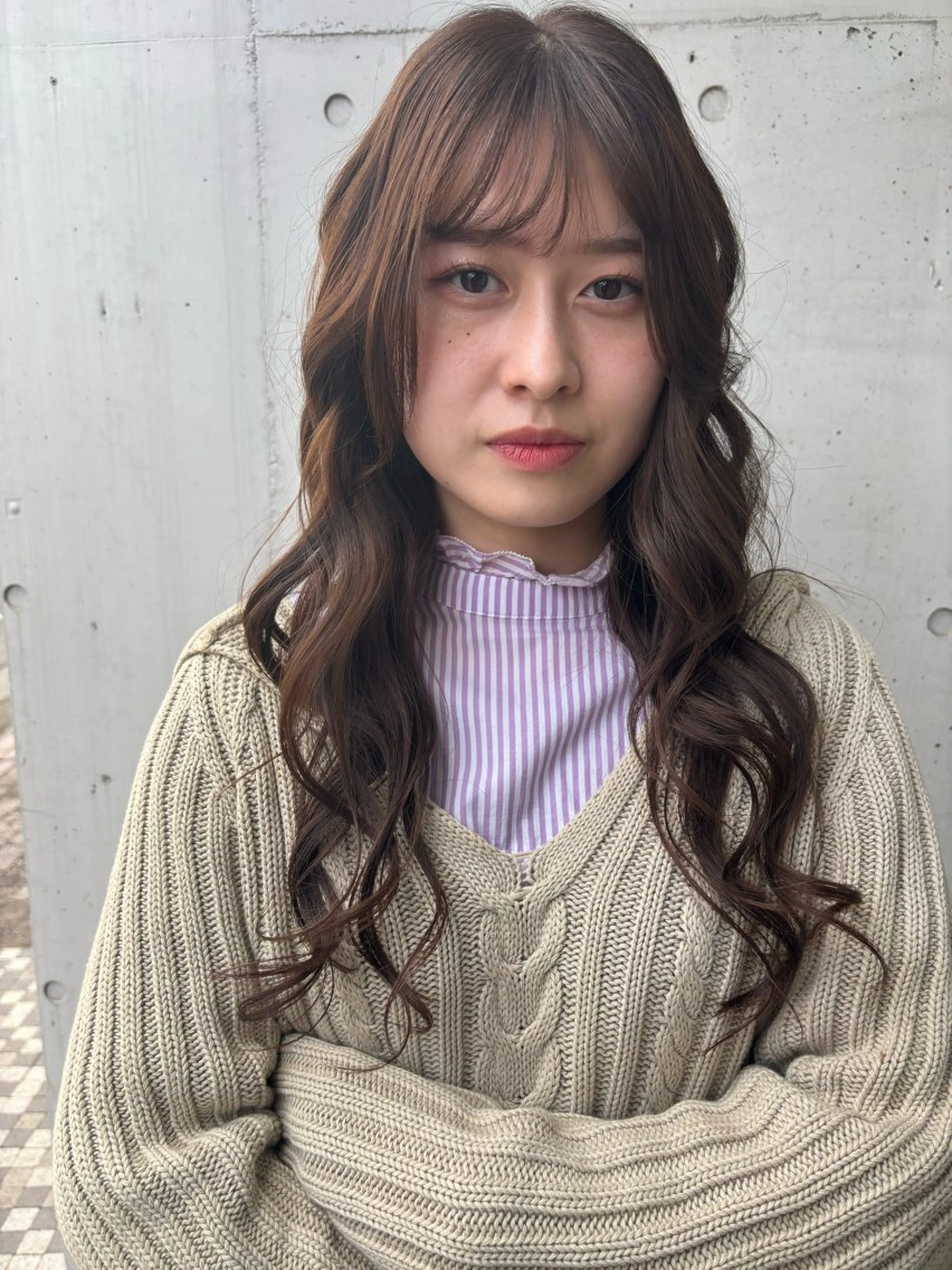 ロング hair&make FORS所属・宇留間 涼香のヘアスタイル