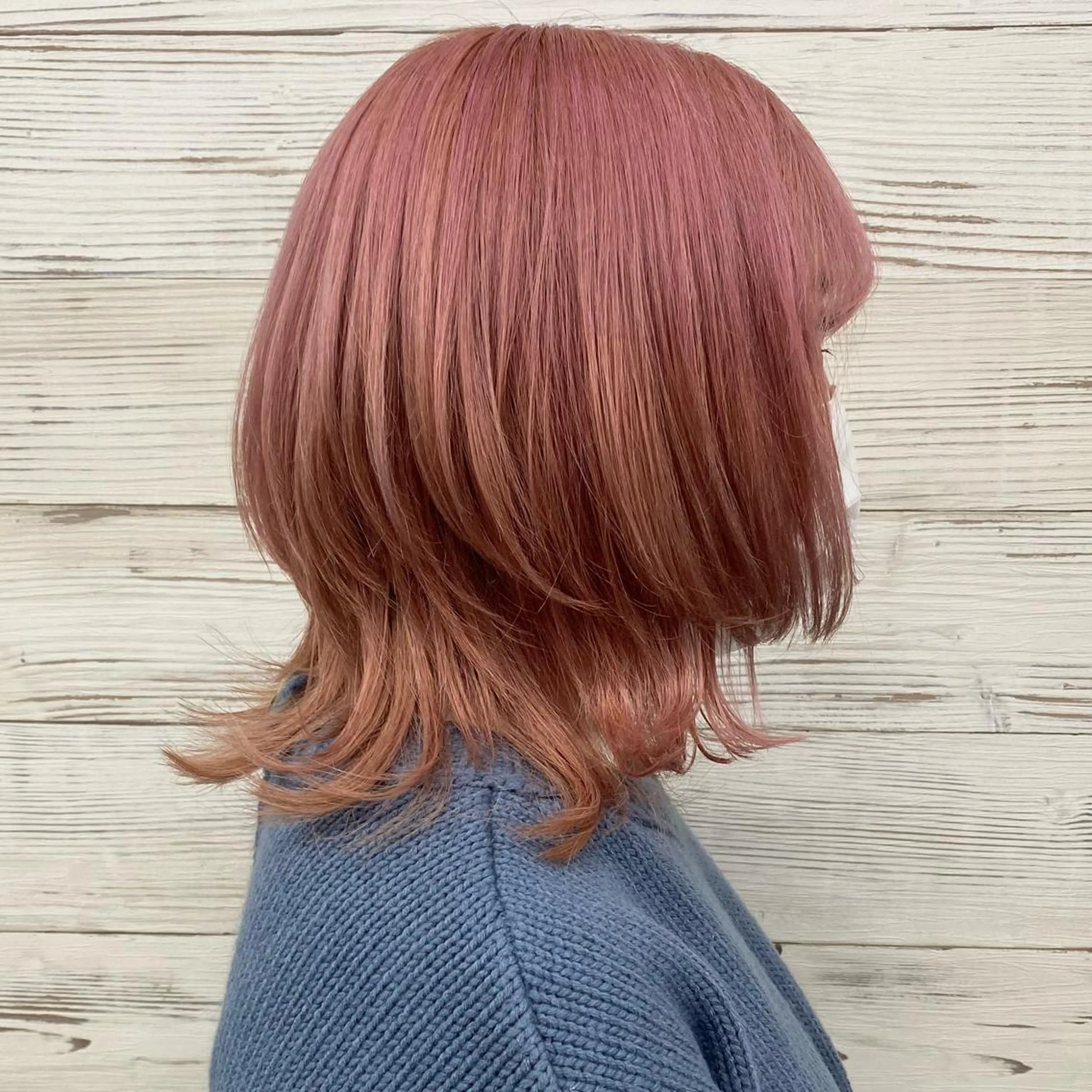 ミディアム カラー ヘアアレンジ アイブロウ ショートボブ 編み込みエクステ シールエクステ ミディアムパーマ バレイヤージュ LAVENDIA Azabu所属・LAVENDIA 初音のヘアスタイル