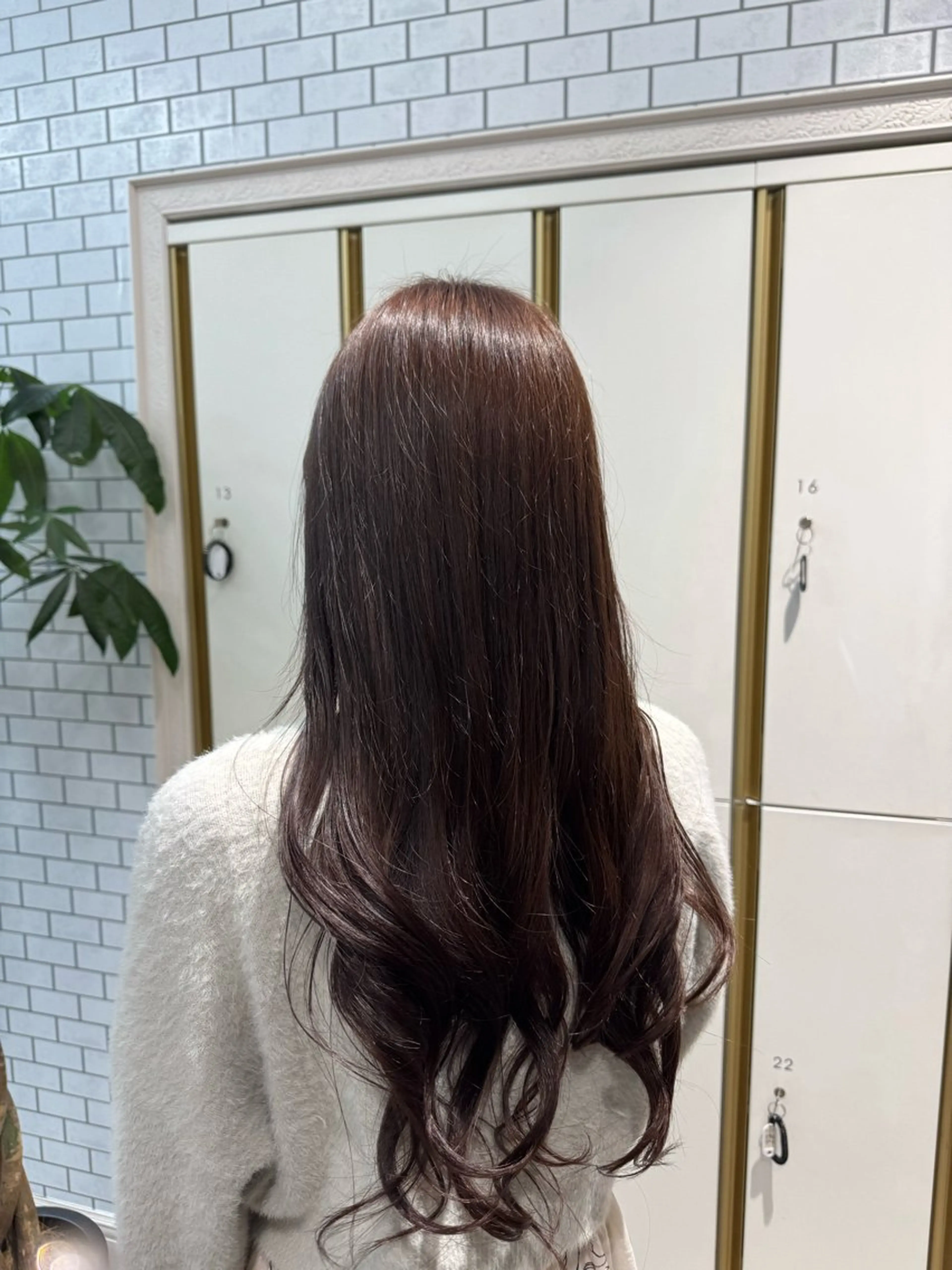 ロング カラー ブラウンカラー ピンクカラー ピンクブラウン カット ヘアカラー トリートメント HAREru.Smart  Salon所属・透明感カラー/ブリー チ/エクステ/さくらのヘアスタイル