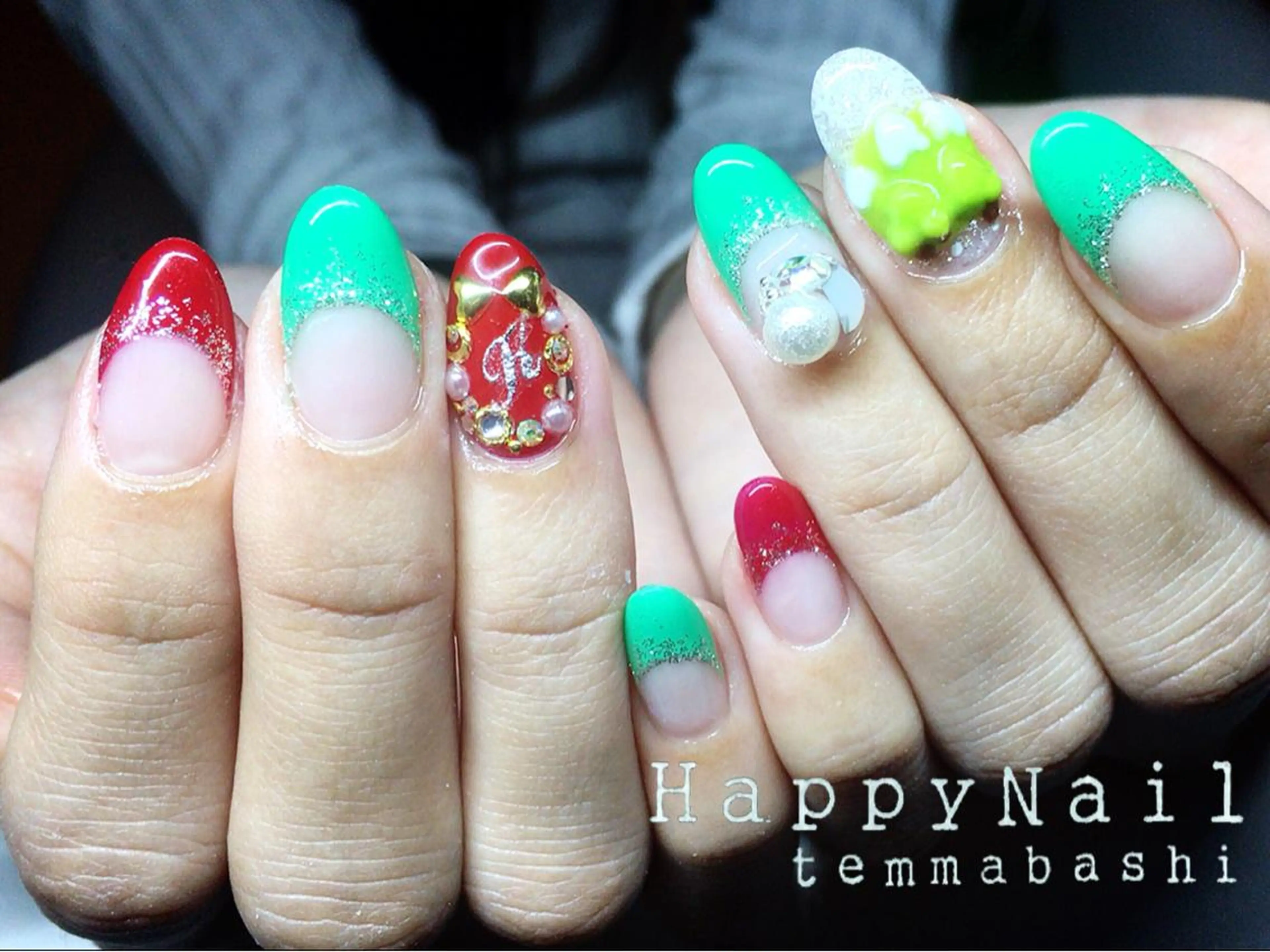 ショート ミディアム セミロング ネイル アートネイル Happy Nailのネイルデザイン