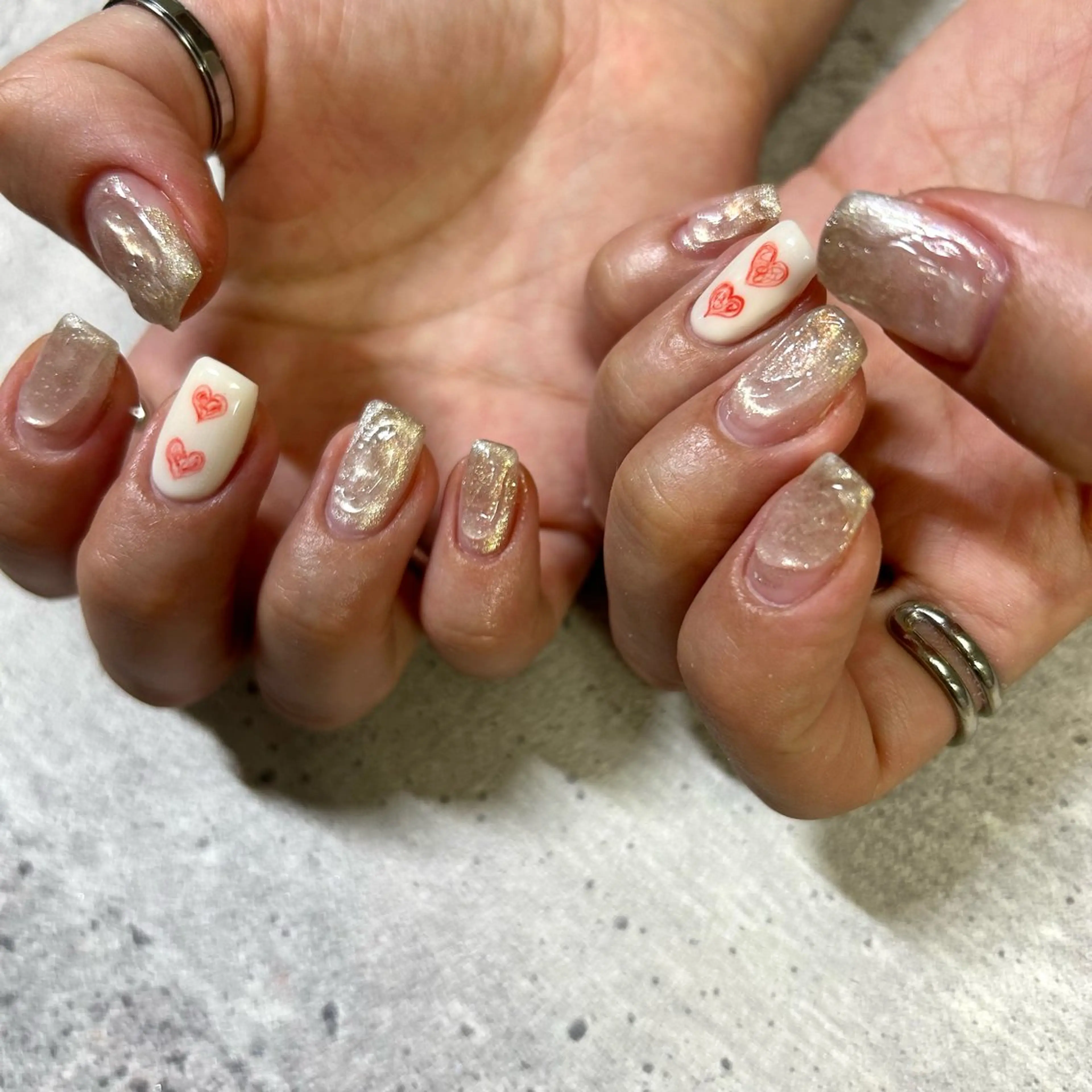 キッズ ネイル ハンドネイル ハンドケア 今福鶴見ネイル 8(ｴｲﾄ)のネイルデザイン