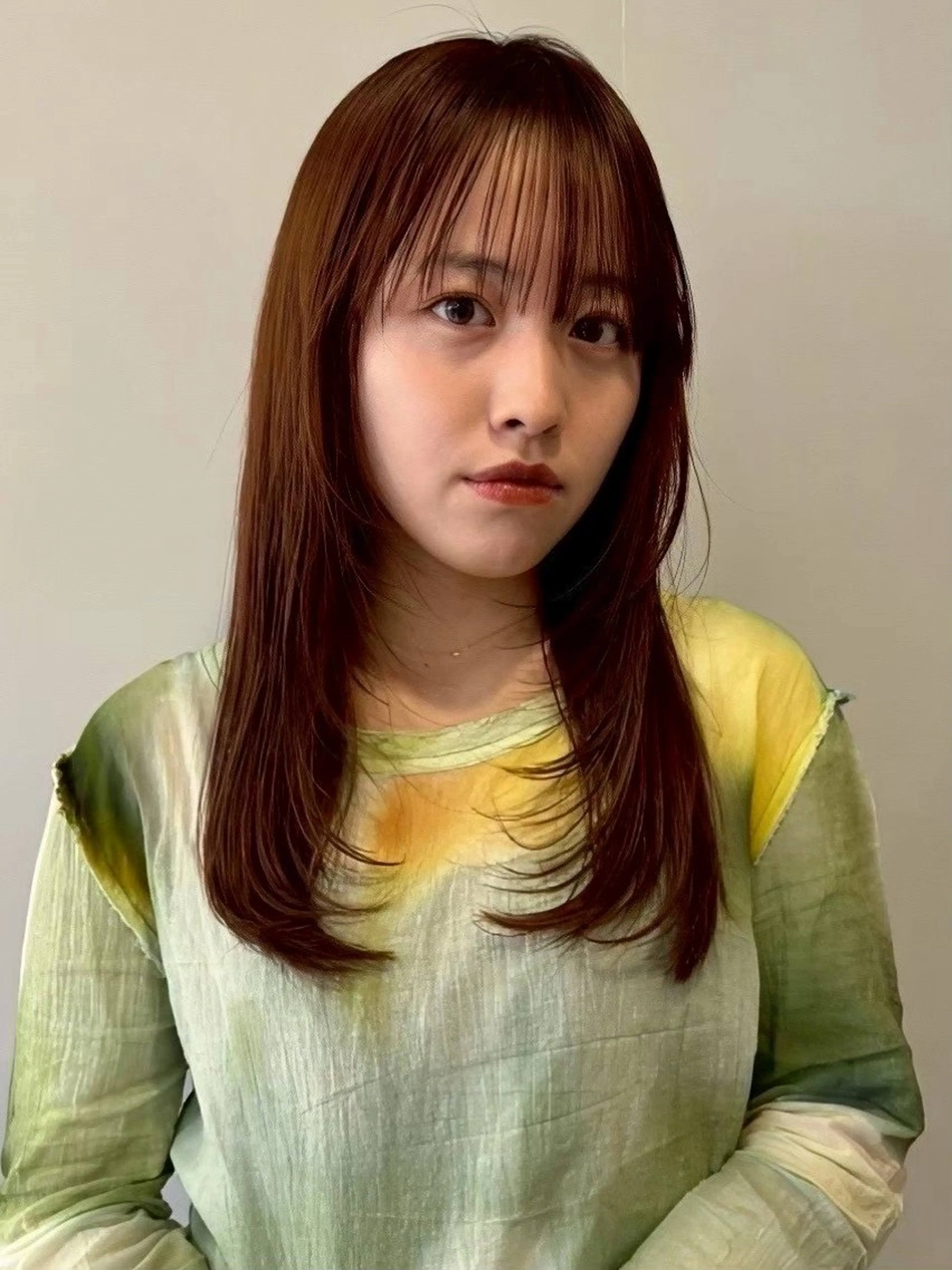 セミロング 🎀ゆうな/艶髪/ 透明感カラー🎀のヘアスタイル