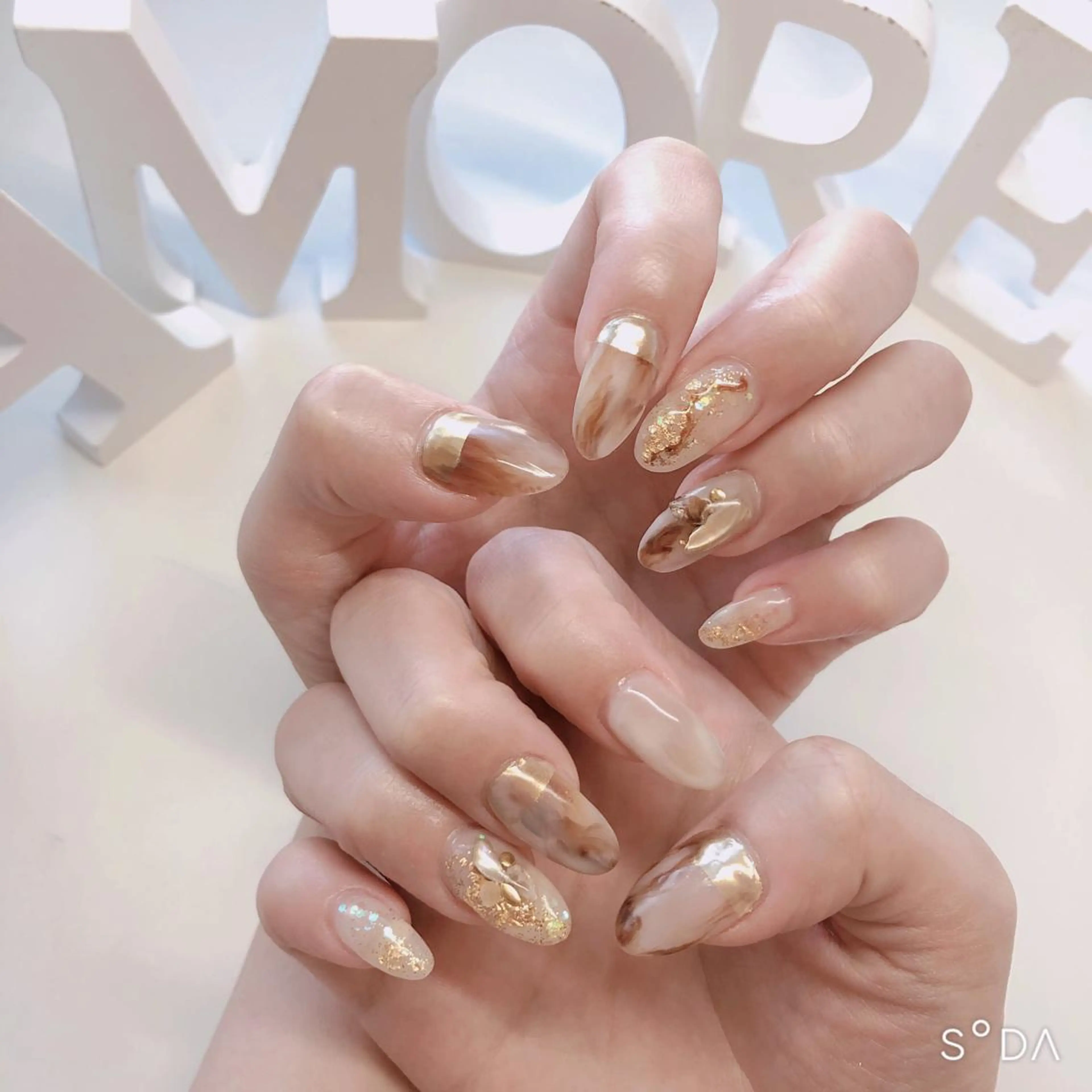 ネイル アートネイル ニュアンスネイル スカルプネイル You kyehwaのネイルデザイン