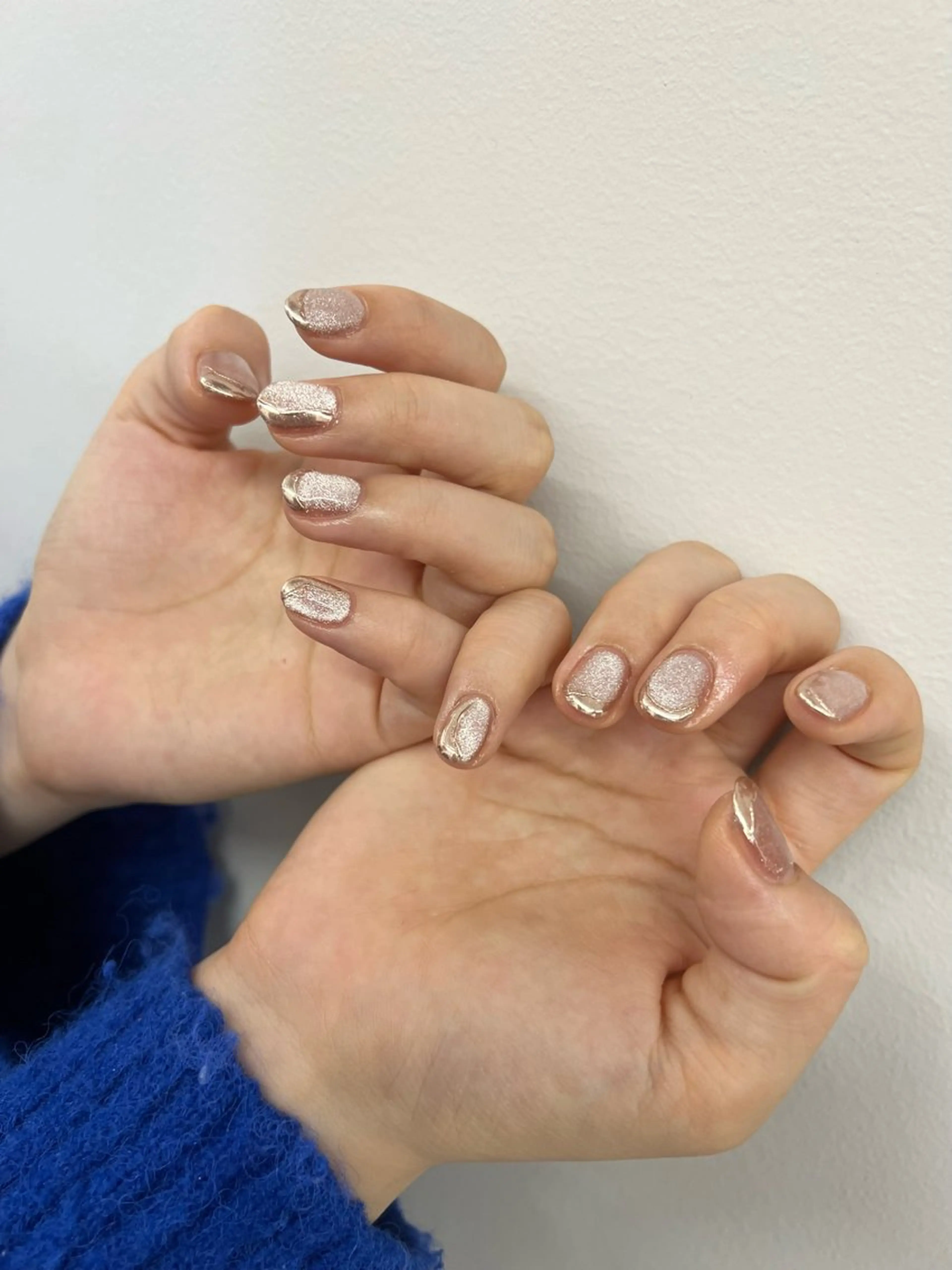 ネイル フラッシュネイル ジェルネイル 韓国ネイル マグネットネイル メンズネイル Bana_ Nailのネイルデザイン