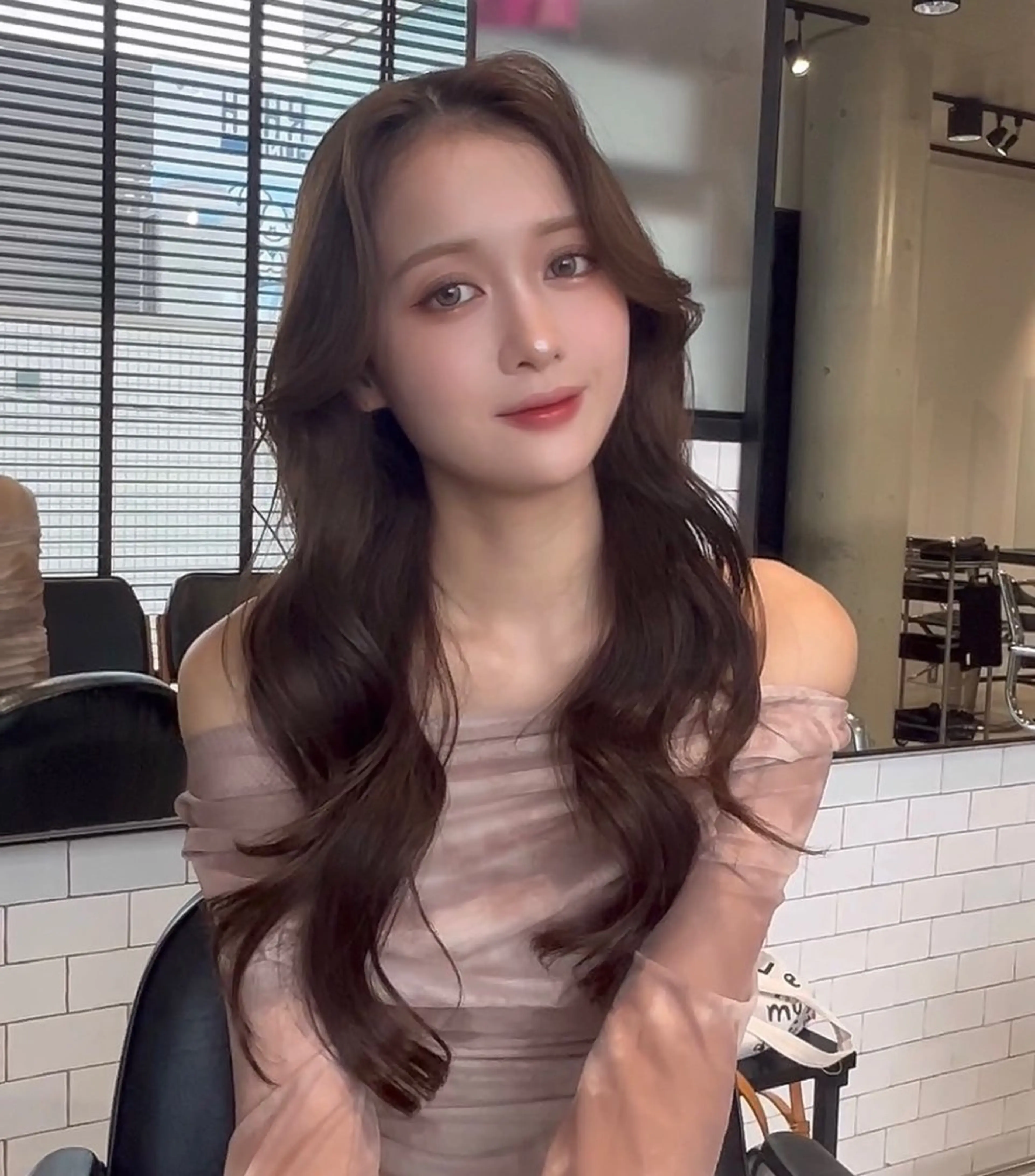 ロング カラー カット ヘアカラー トリートメント 🌫️大人韓国ヘア 🌫️naoyaのヘアスタイル