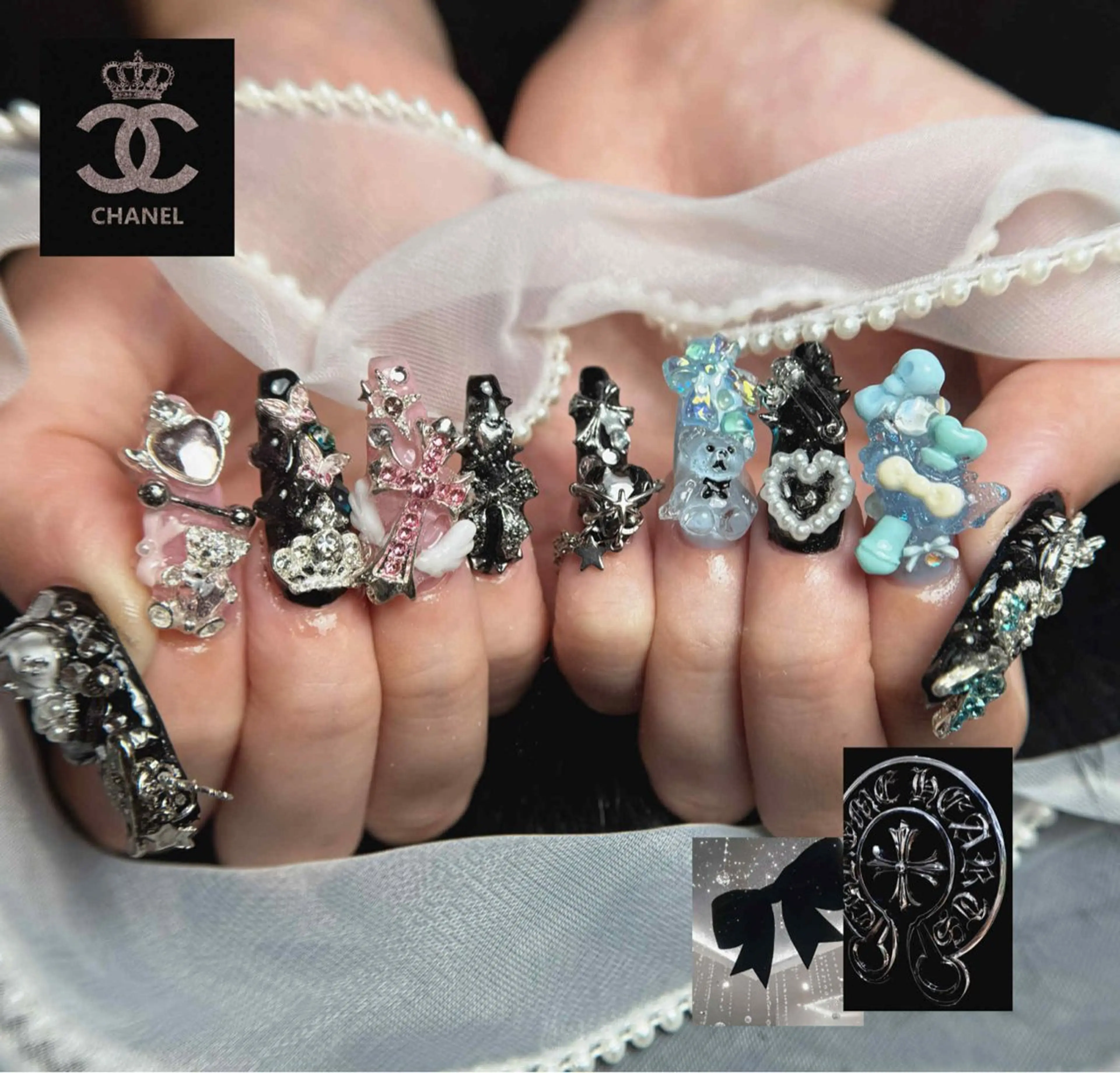 ネイル フレンチネイル グラデーション 韓国ネイル マグネットネイル シンプルネイル ハンドネイル CoMo Nail Studio所属・CoMo Nailのネイルデザイン