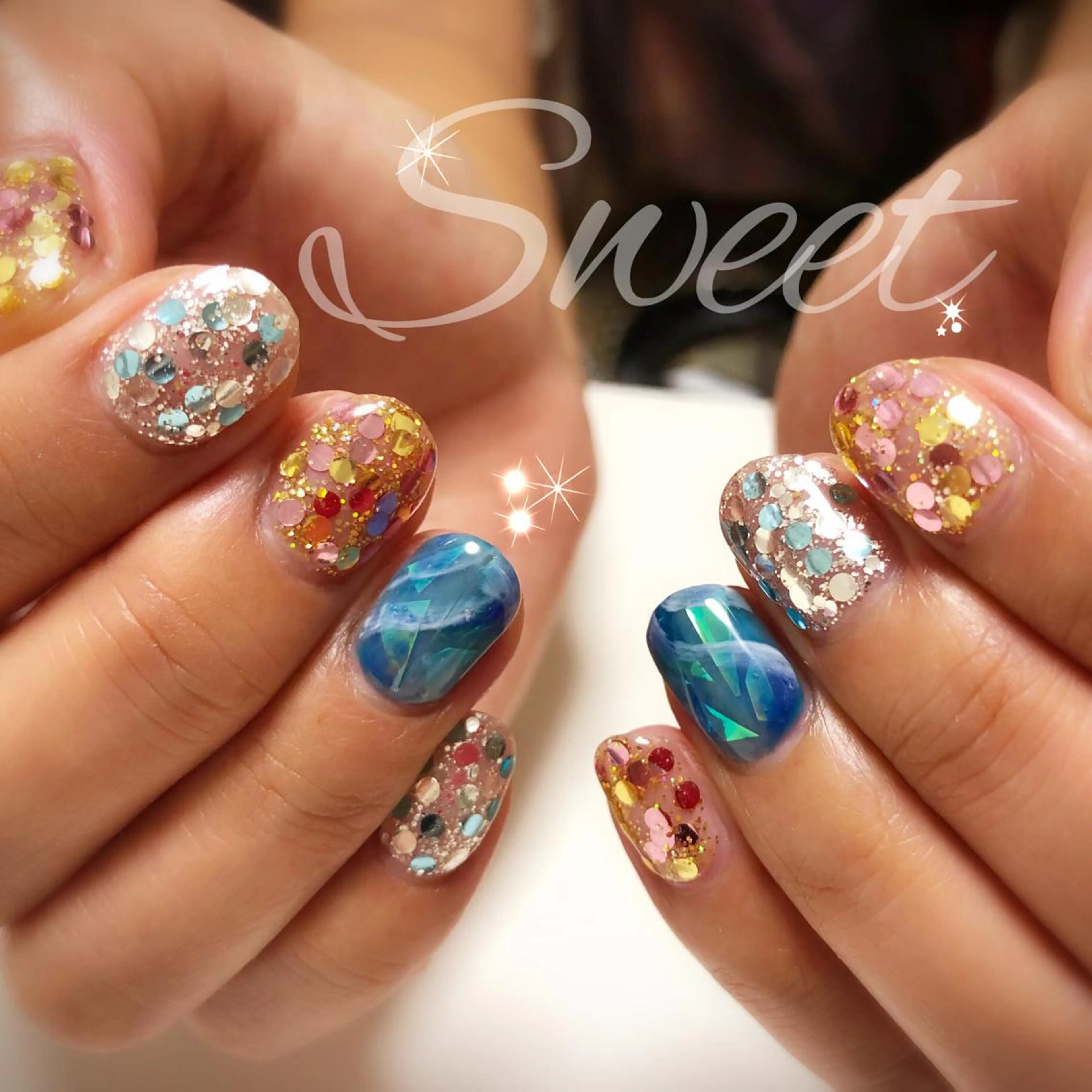 ネイル sweet 仲野陽子のネイルデザイン