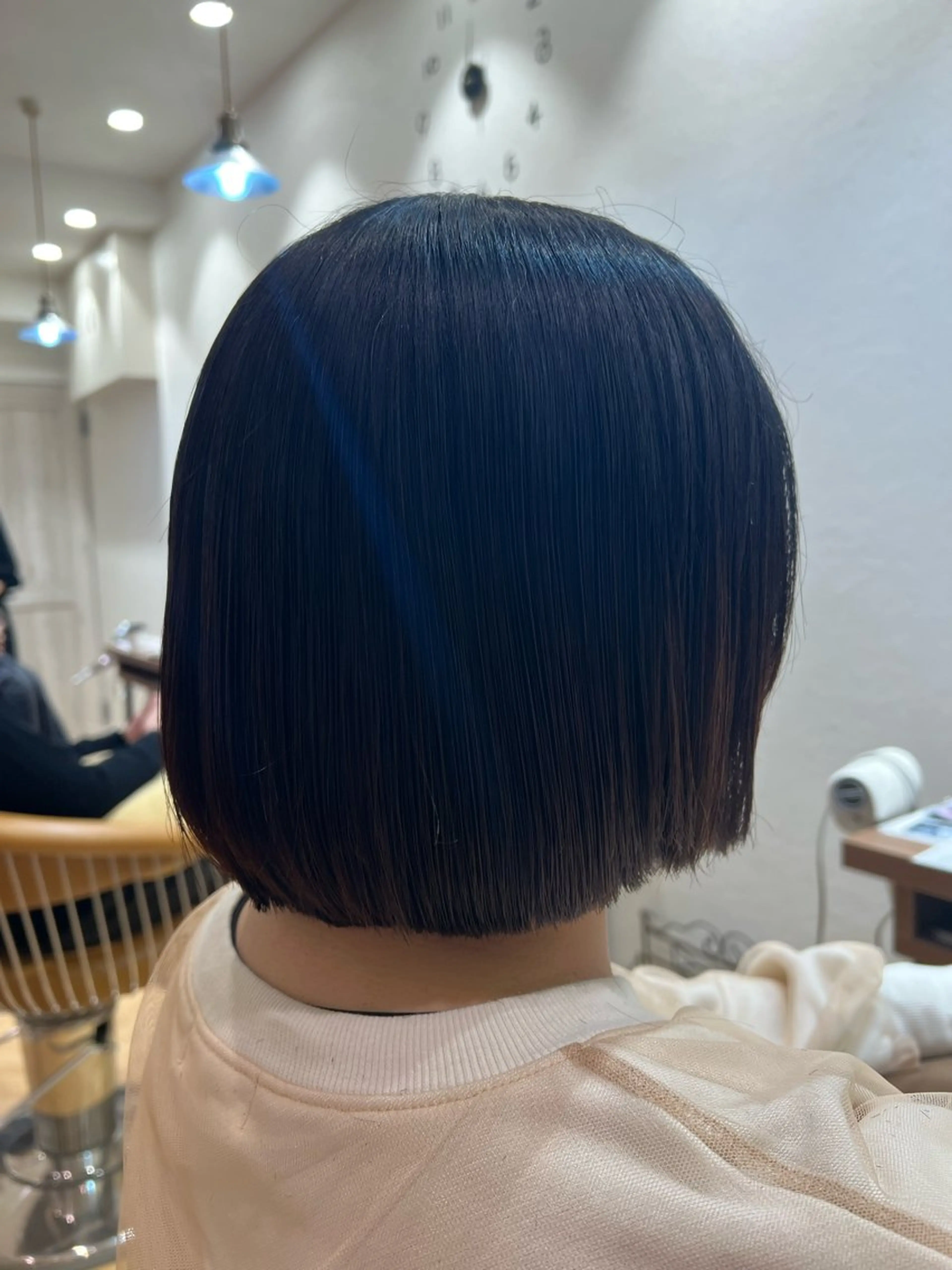 ミディアム ボブ カット トリートメント 城 梨音のヘアスタイル