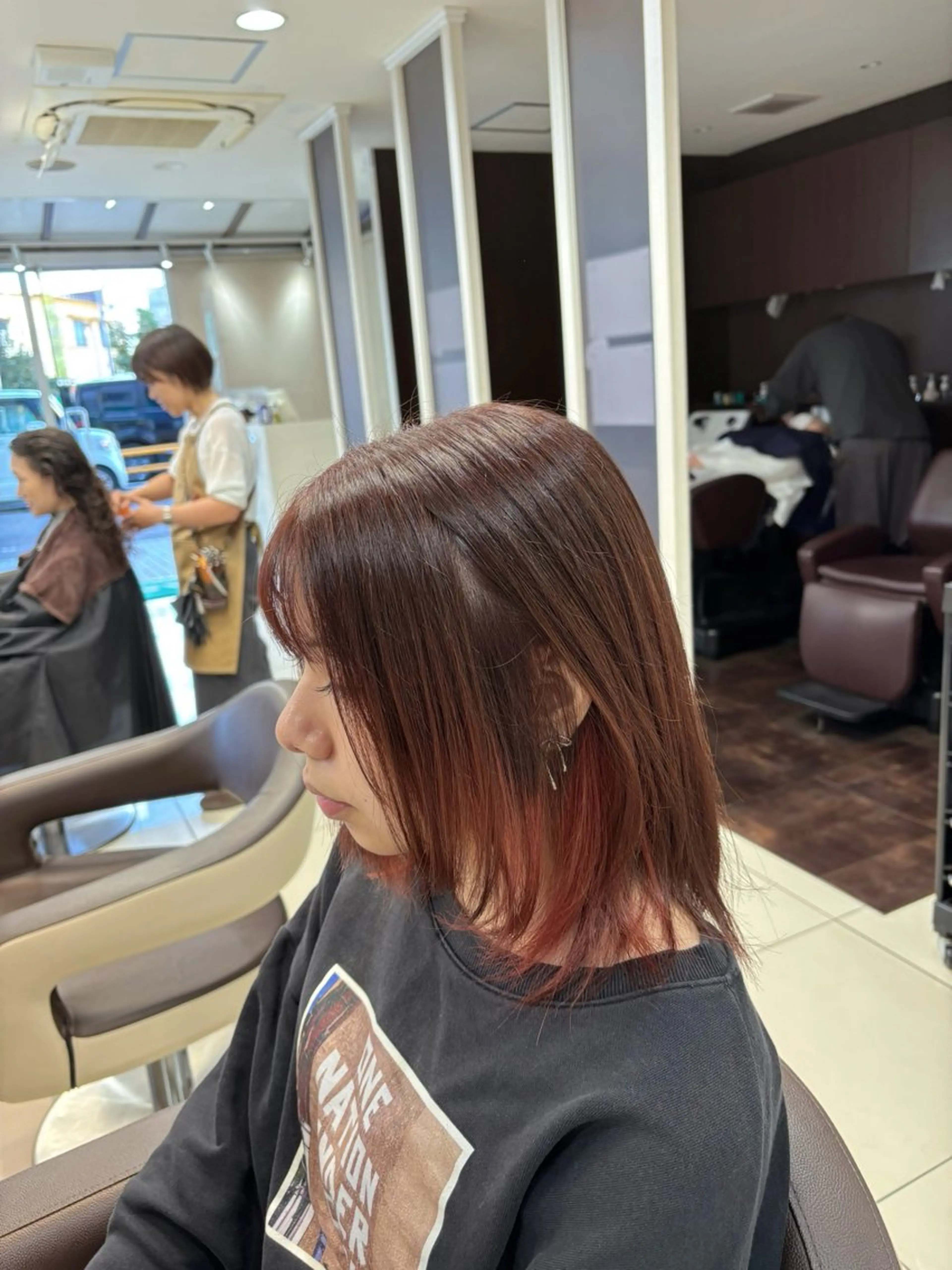 🌼カット+カラー+トリートメント(シャンプー込ロング料金別)🌼の写真