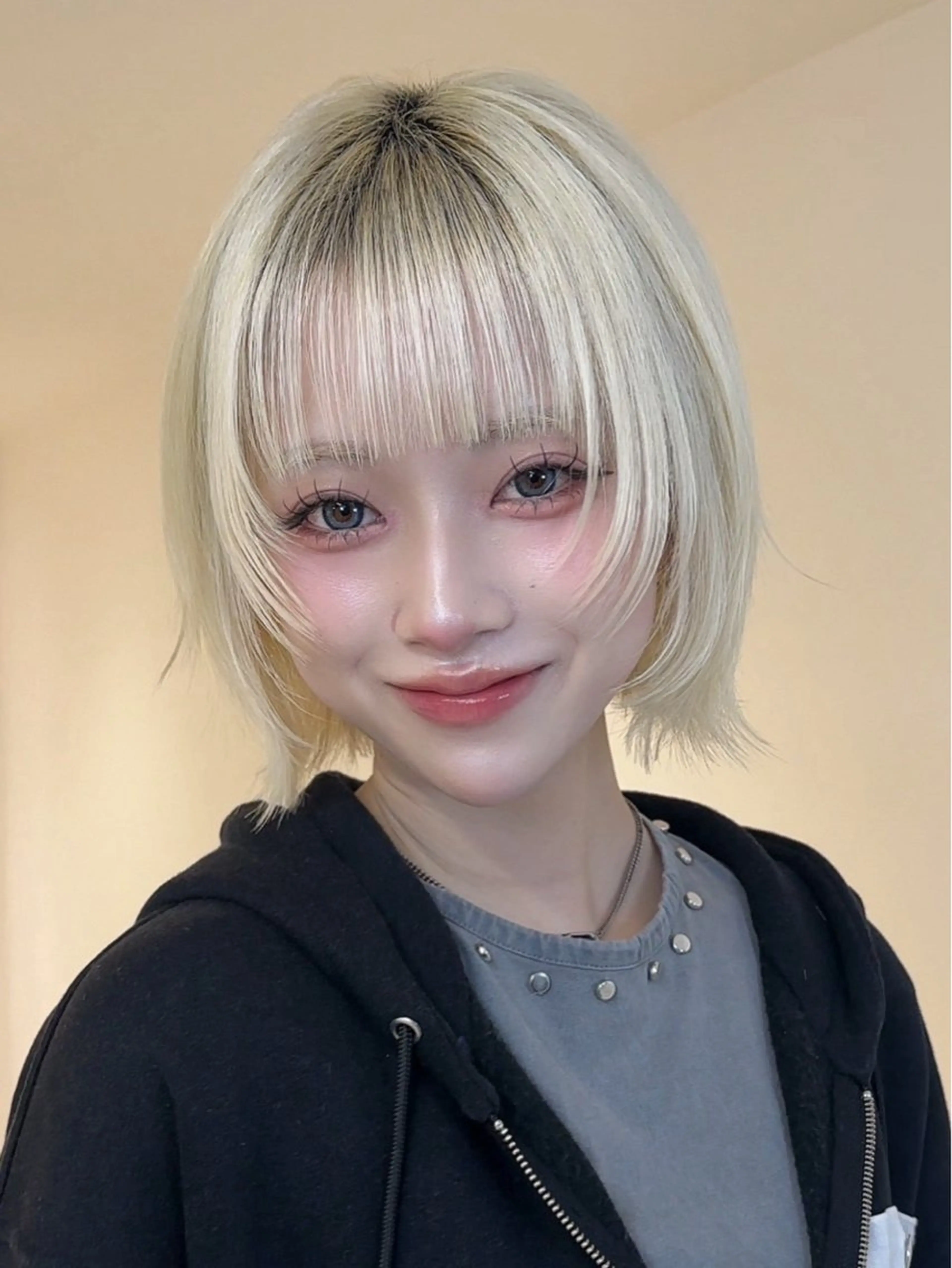 2月11日限定価格👀ブリーチリタッチ➕艶カラー💖（⚠️補足説明必ずお読みください）の写真