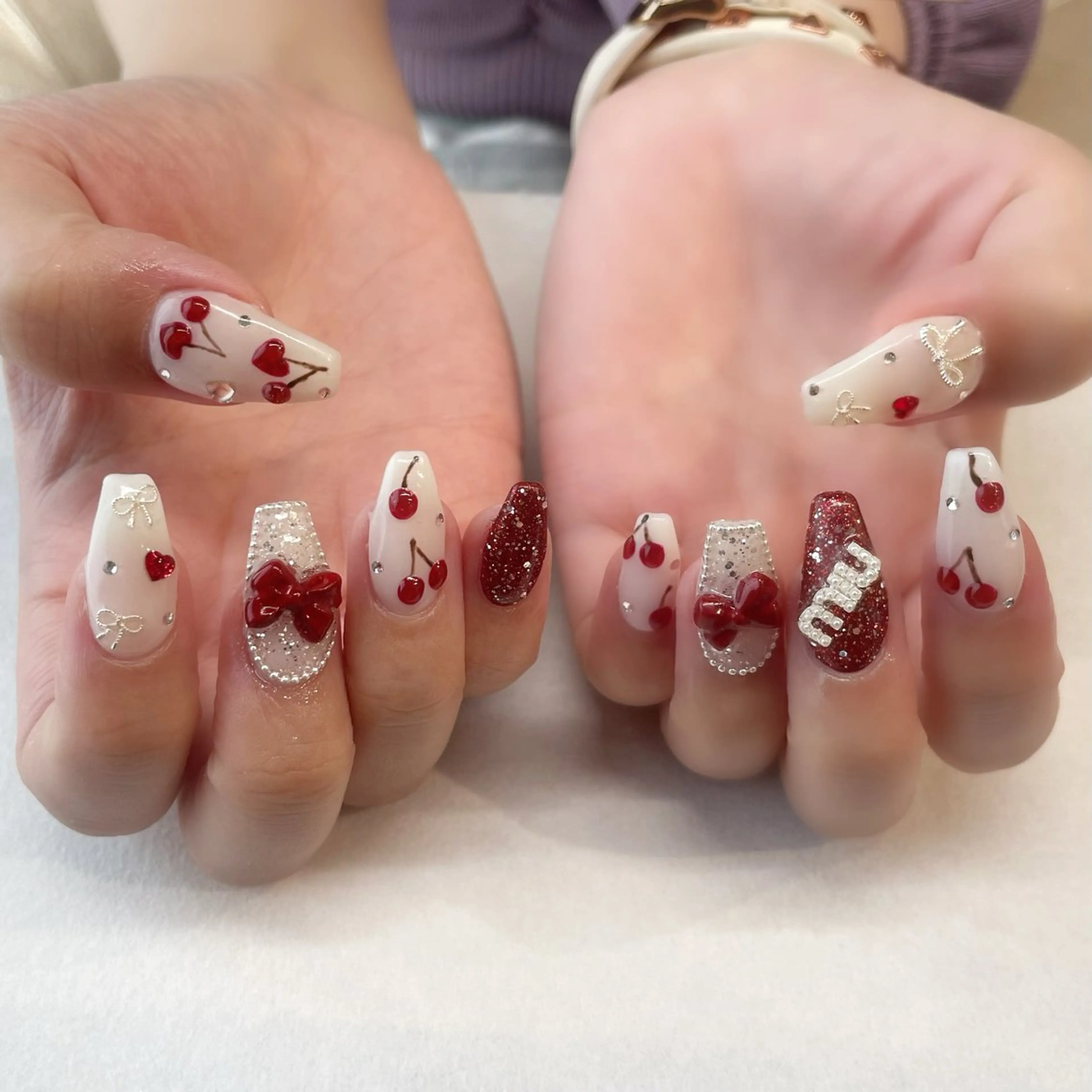 ネイル ハンドネイル 💎🐰 saki. m 🐰💎のネイルデザイン