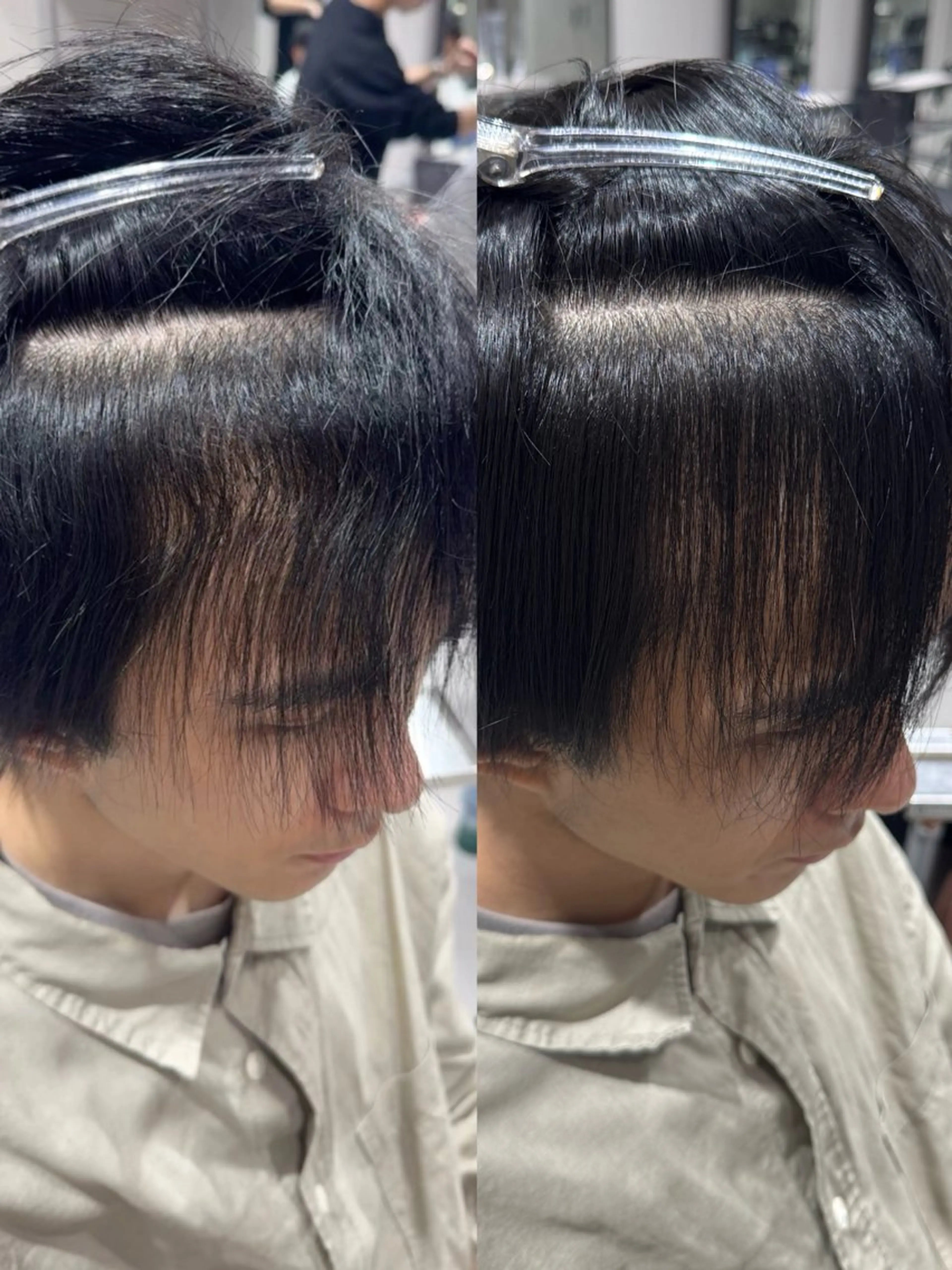 【ミニモ学割🩵】メンズカット＋縮毛矯正☂️🐌 ￥17170→￥9900【土日祝＋500円】の写真