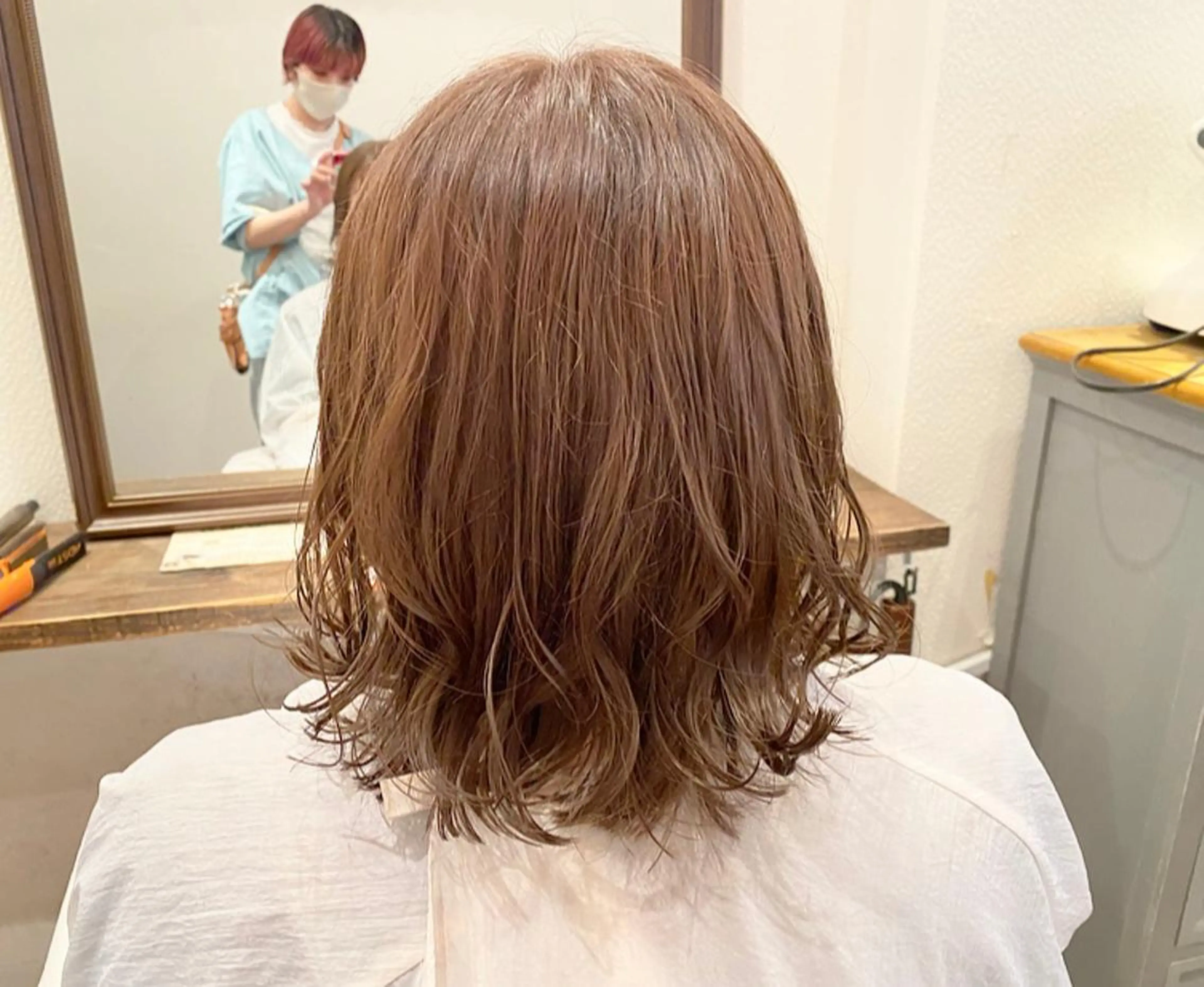 💛カット＋カラー＋ハホニコトリートメントの写真