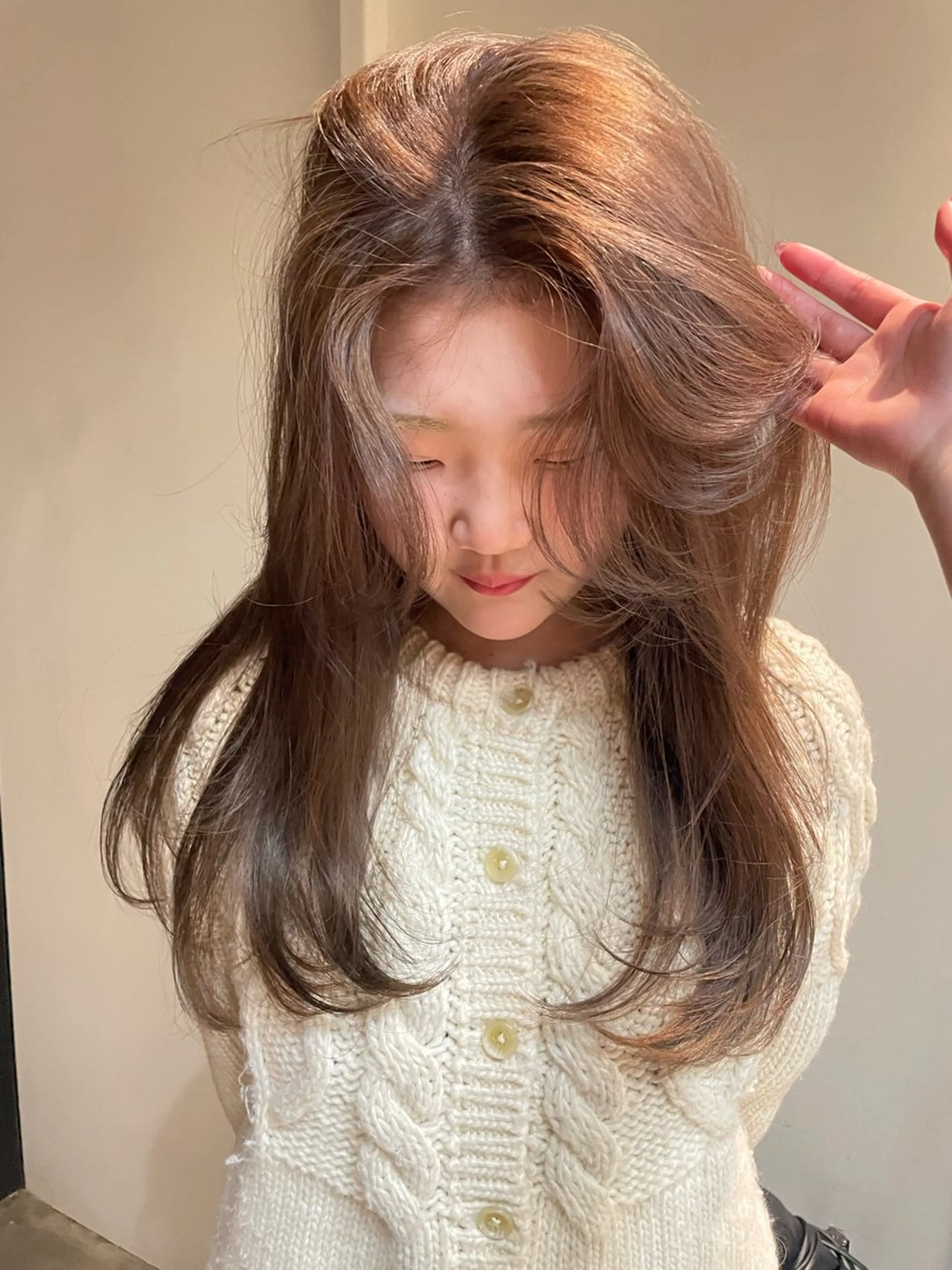 ロング ハナ🌼 梅田/ボブ/パーマのヘアスタイル