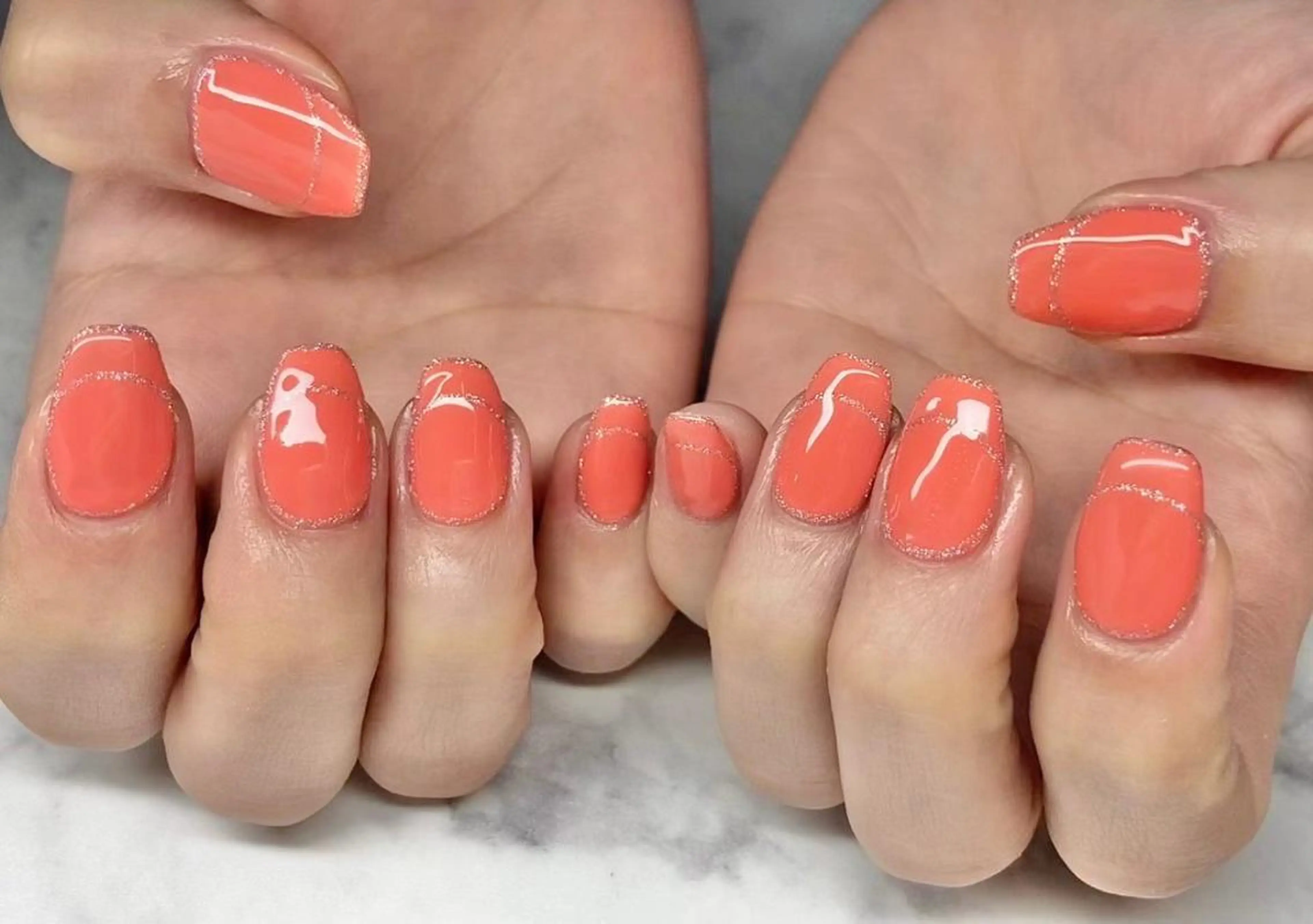 ネイル 長さ出し フレンチネイル ジェルネイル 韓国ネイル マグネットネイル ハンドネイル Nail&eye Belire 新宿のネイルデザイン